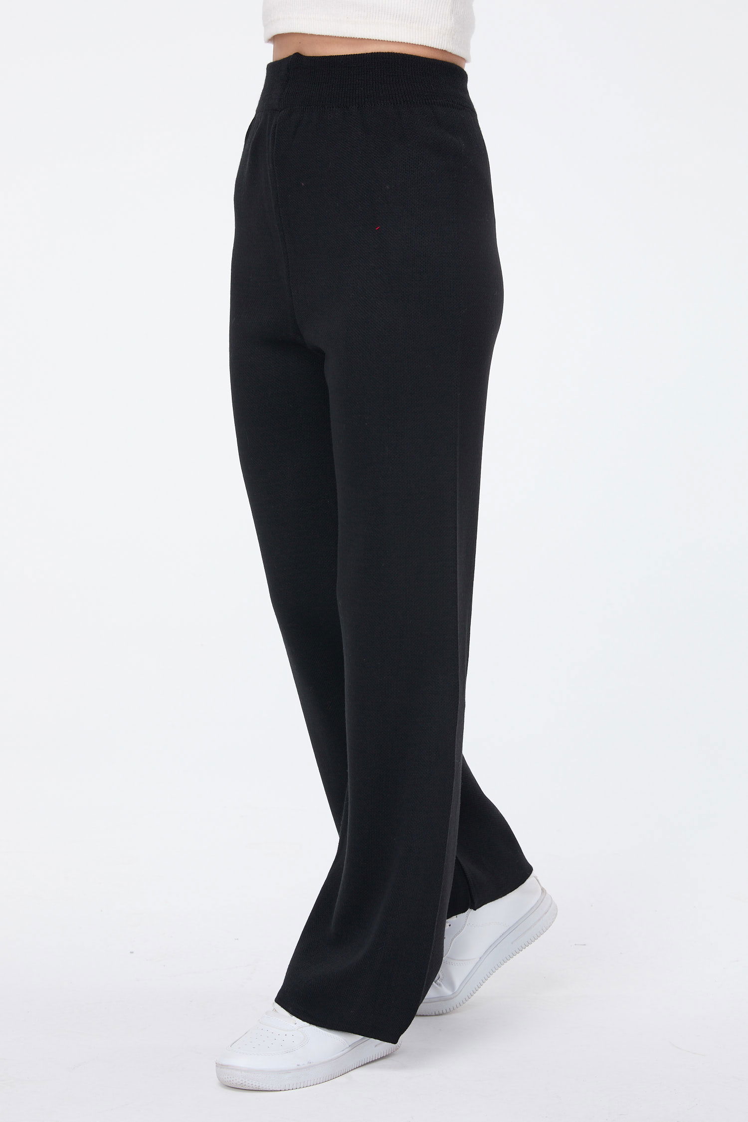 24160-SIYAH Triko Pantolon - 3