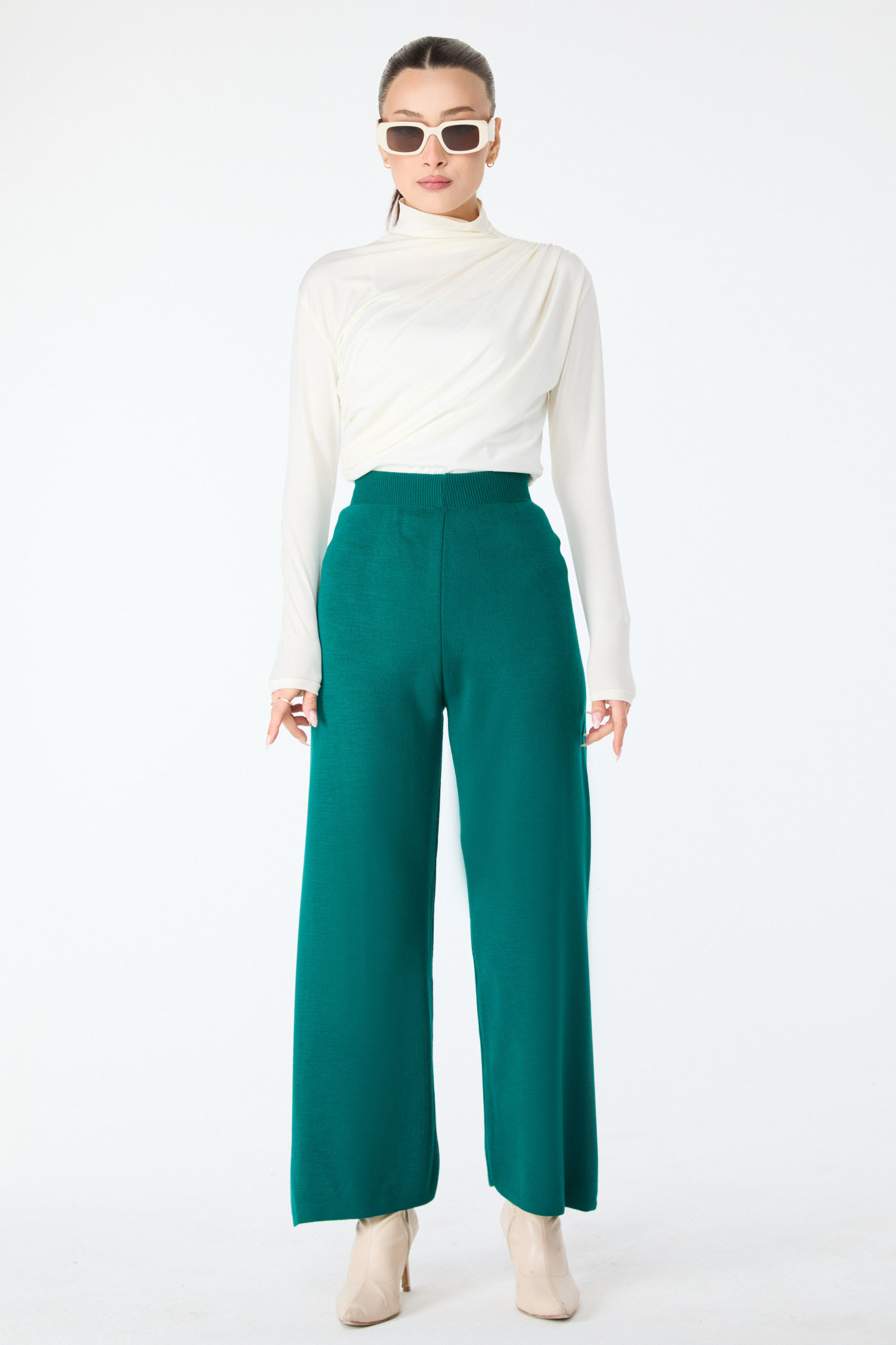 24160-ZUMRUT Triko Pantolon - 2
