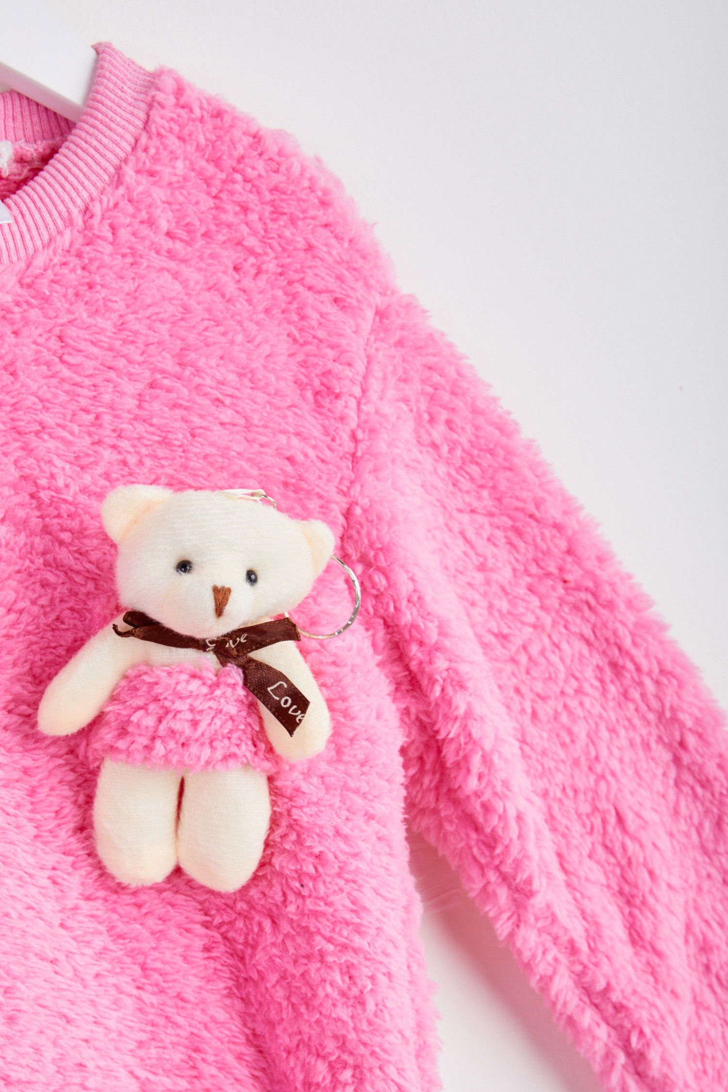 24223-PEMBE Peluş Çocuk Takım - 2