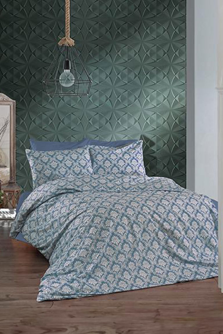 24349-INDIGO Tek Kişilik Nevresim Seti