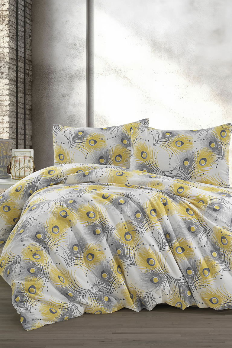 24369-SARI Tek Kişilik Nevresim Seti