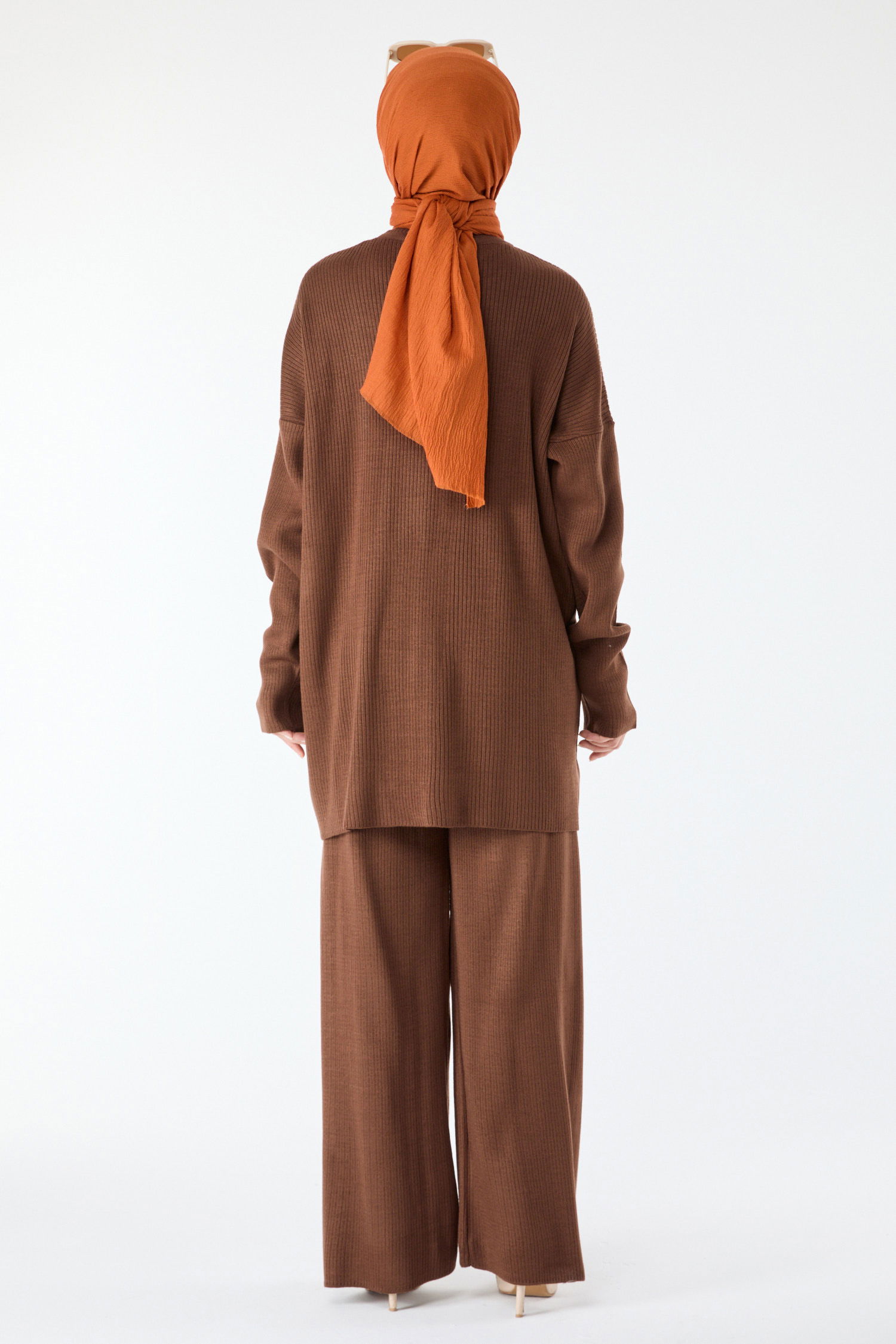 24401-KAHVE Triko Takım - 6