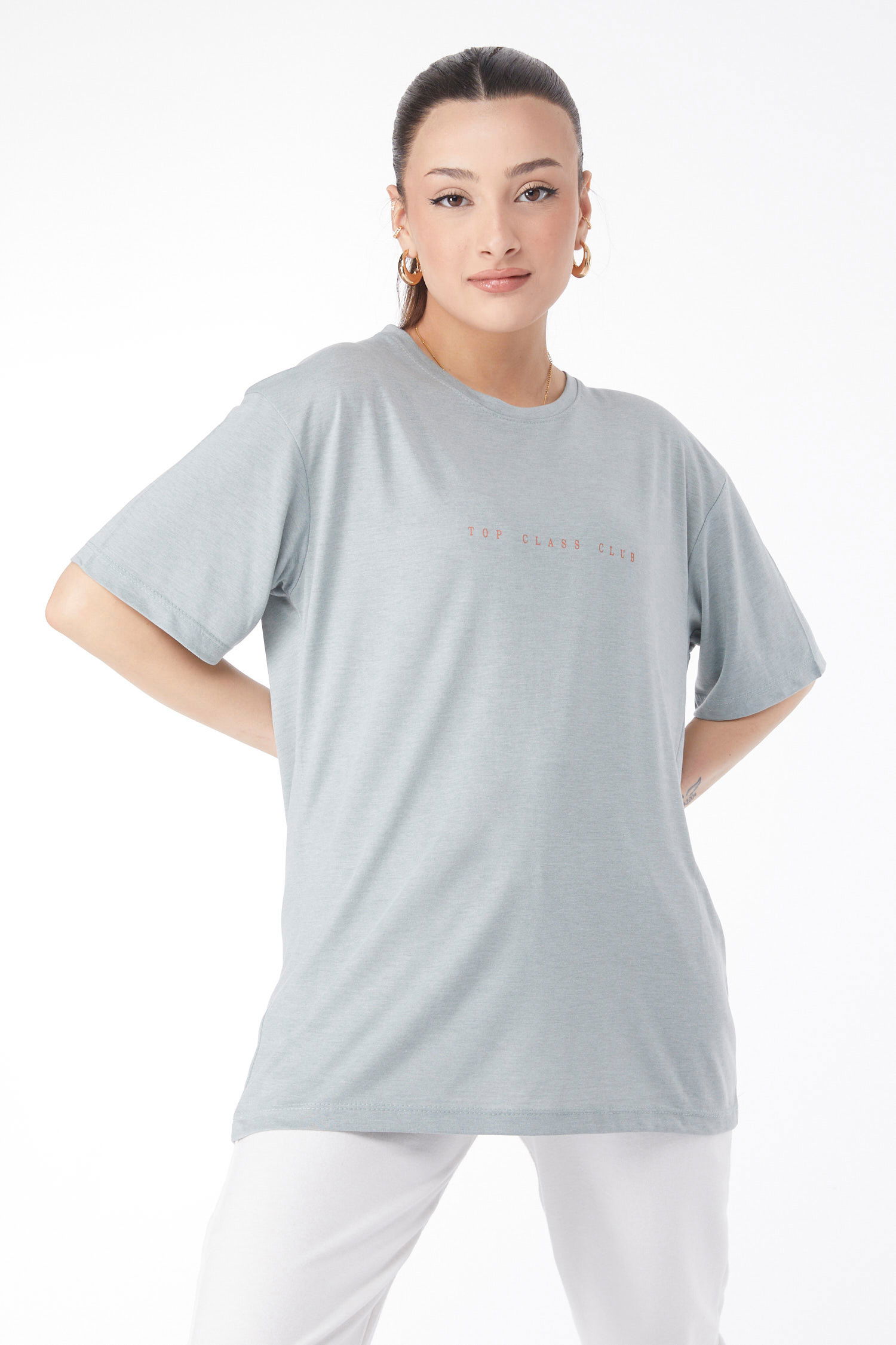 Kısa Kollu Baskılı T-shirt Mint - 24630 - 3