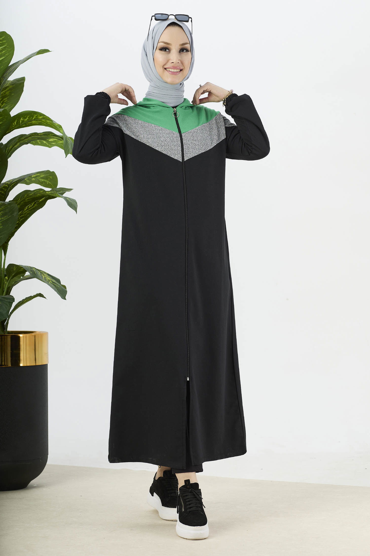 3088-YESIL Ferace - 2