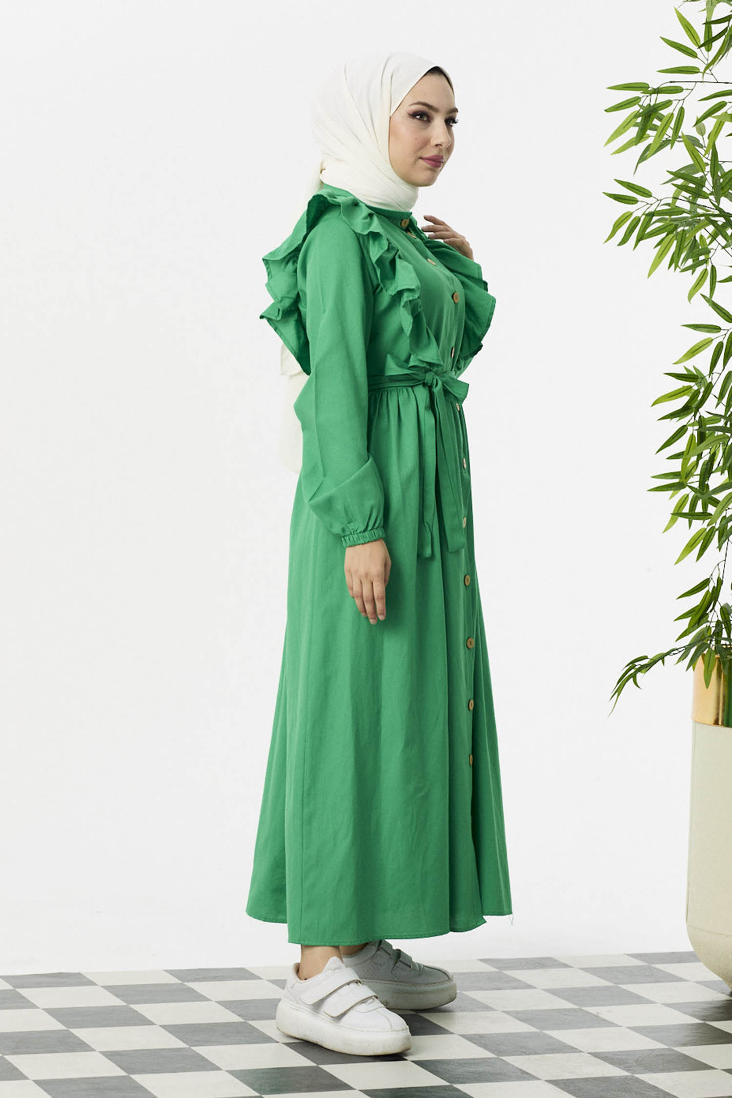 3127-YESIL Kap - 4