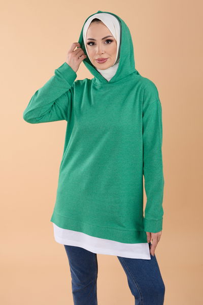 3423-YESIL SWEAT 