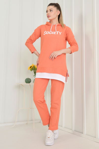 3553-ORANJ TUNIK PANTOLON 