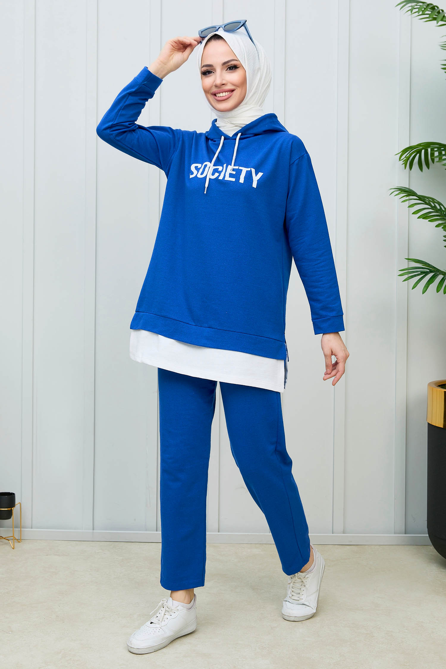 3553-SAKS TUNIK PANTOLON - 1