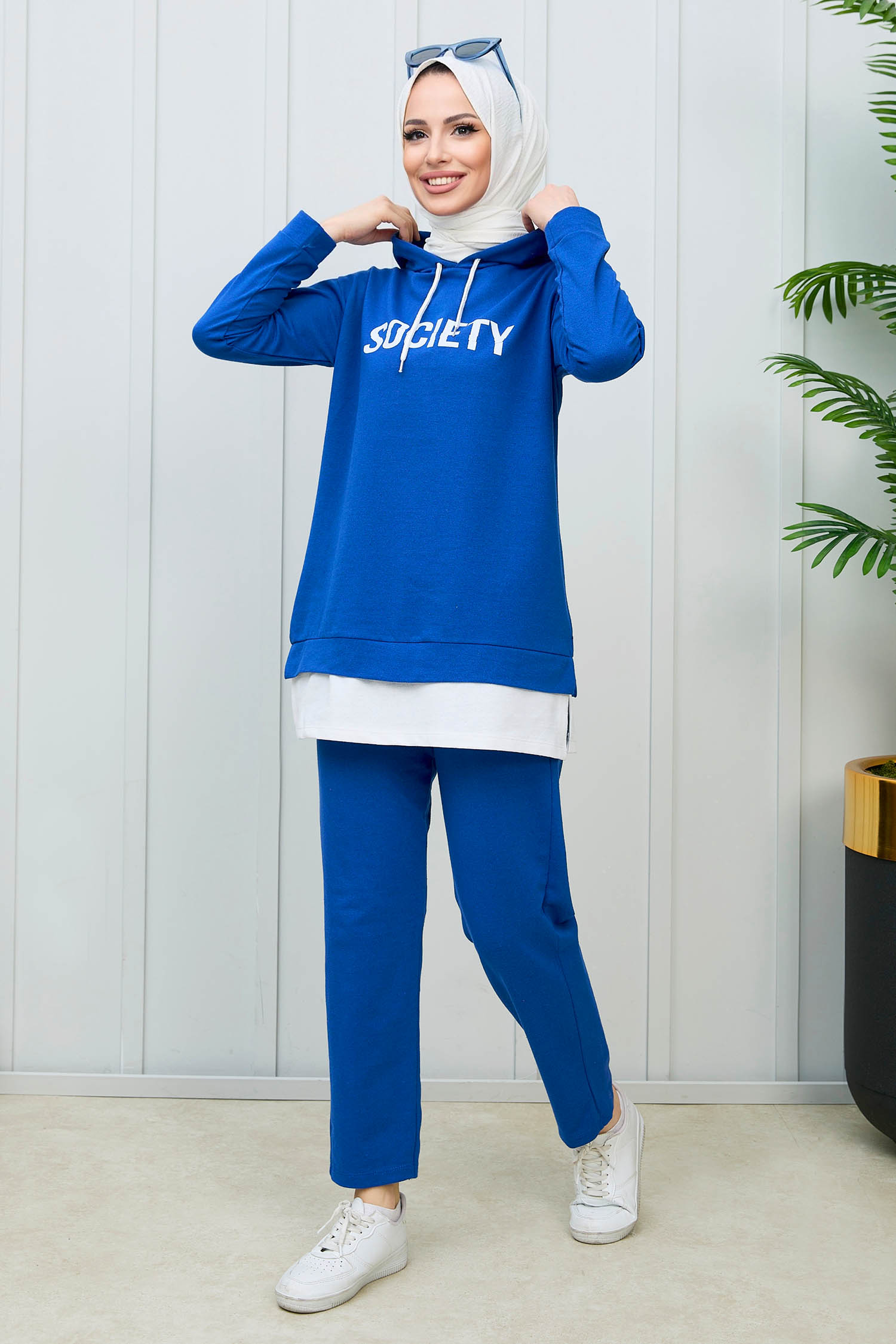 3553-SAKS TUNIK PANTOLON - 3
