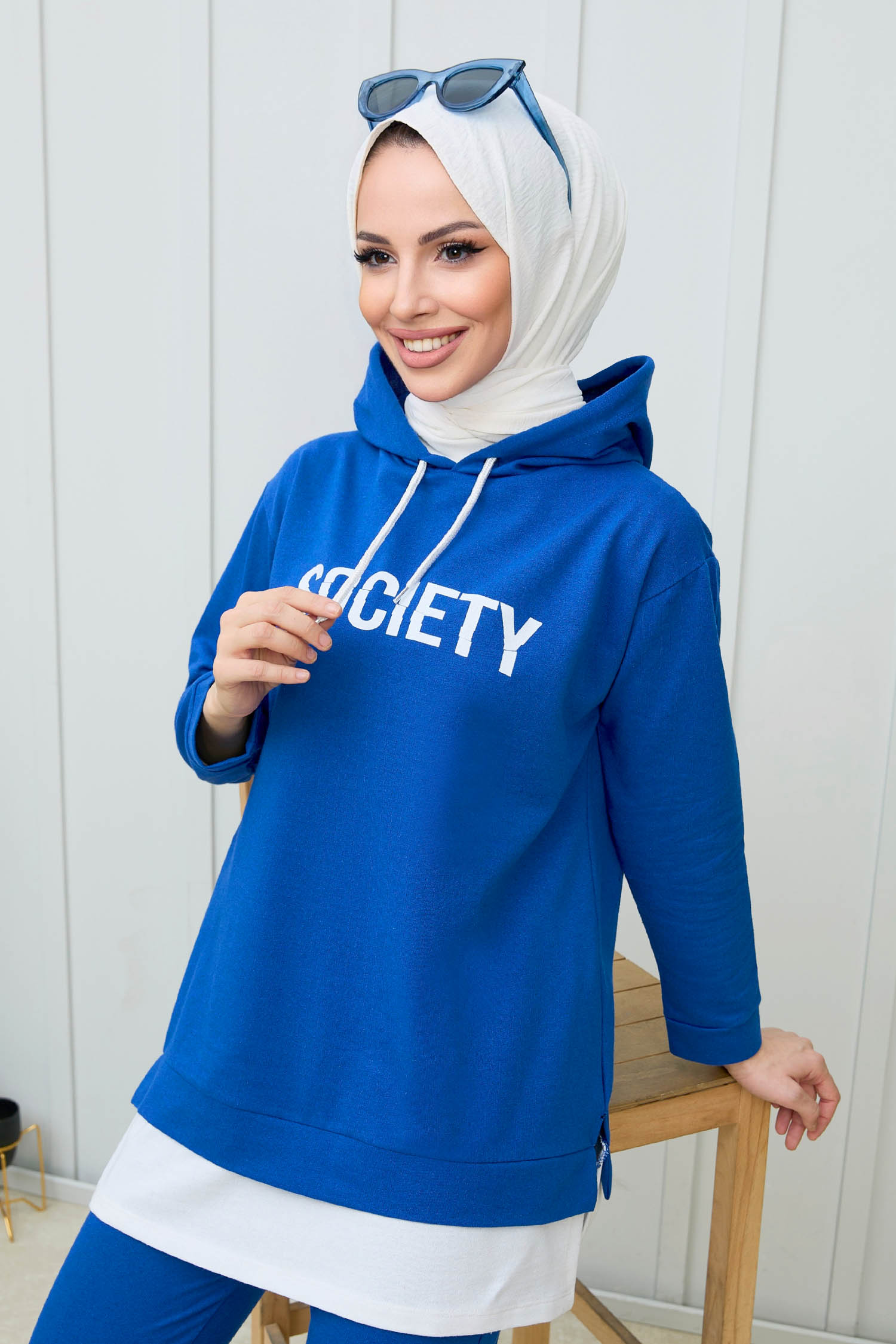 3553-SAKS TUNIK PANTOLON - 4