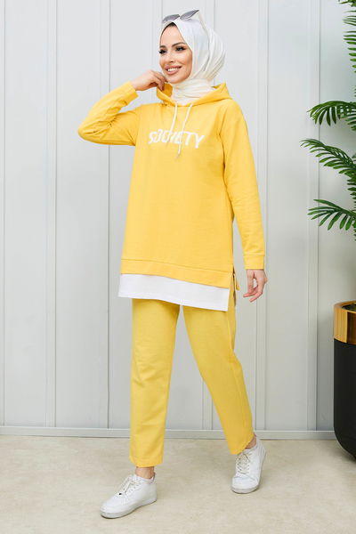 3553-SARI TUNIK PANTOLON 