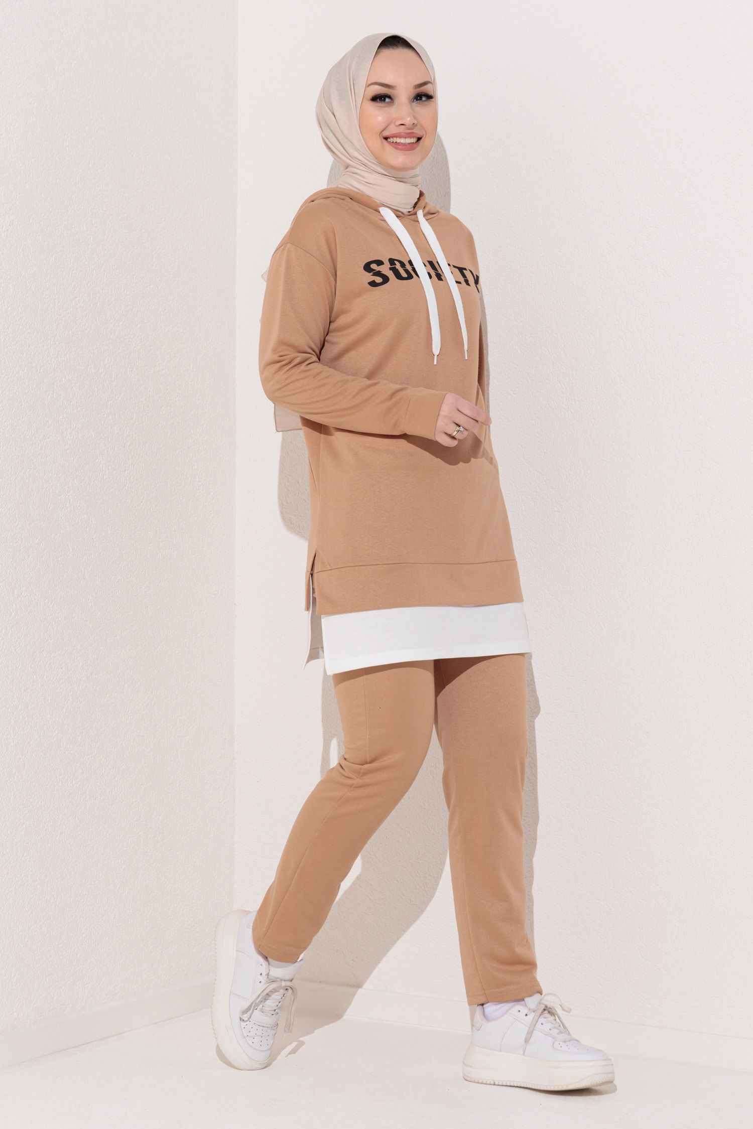 3553-VIZON Tunık + Pantolon - 3