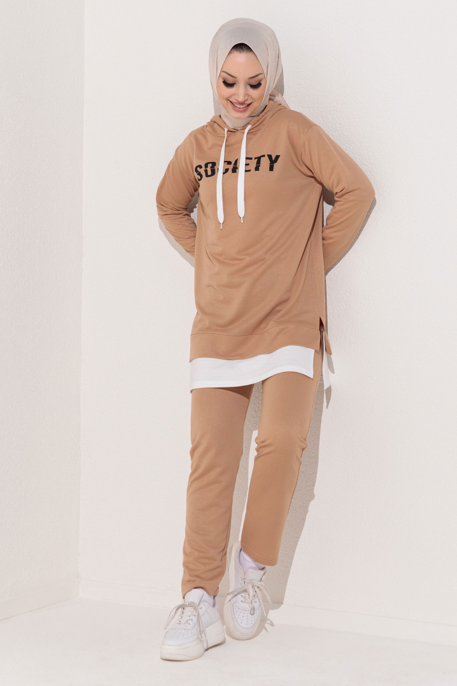 3553-VIZON Tunık + Pantolon - 4