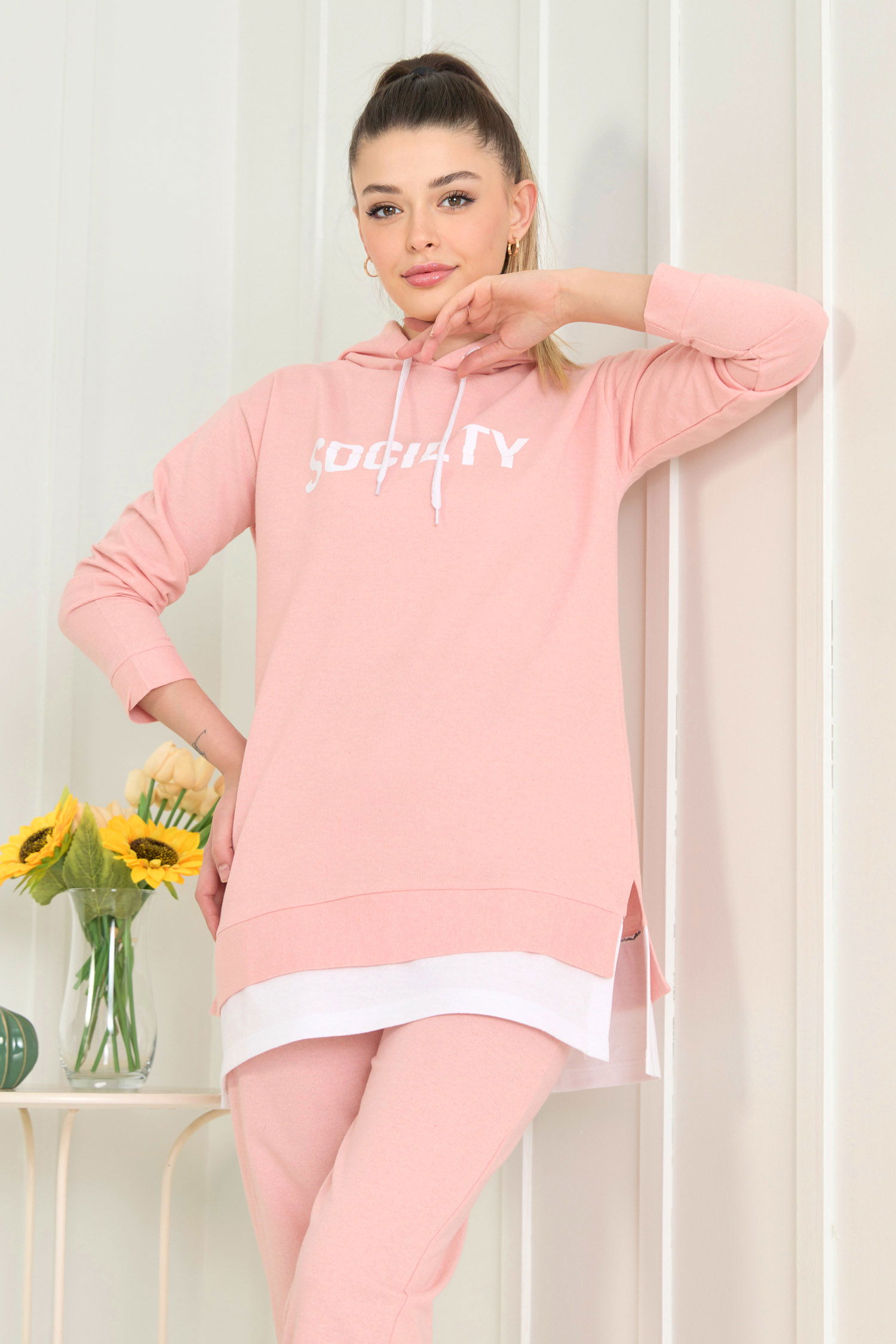 3553-YAVRUAGZI TUNIK PANTOLON - 5