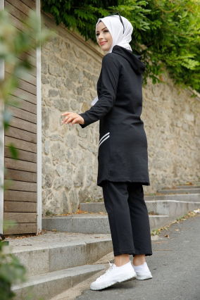 TUNIK PANTOLON Siyah - 4117 - 3