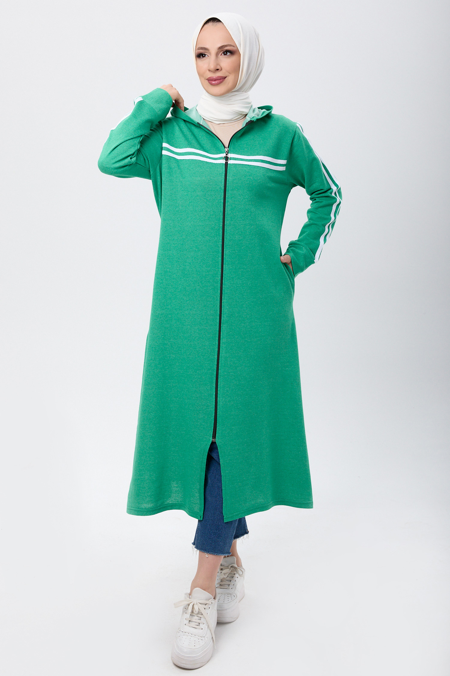 4130-YESIL CEP DETAY FERACE - 1