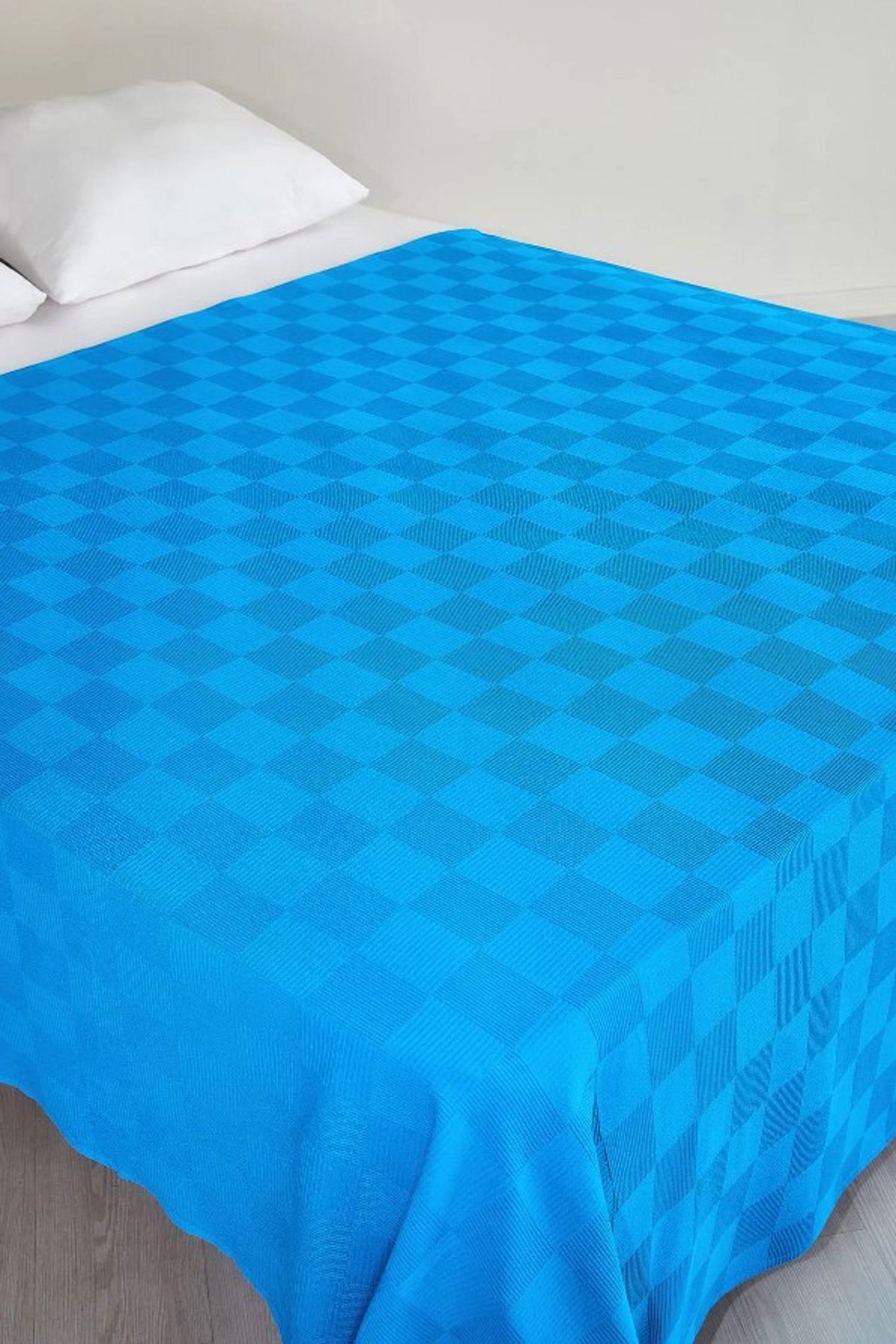 60020-D1-MAVI Tek Kişilik Pike - 1