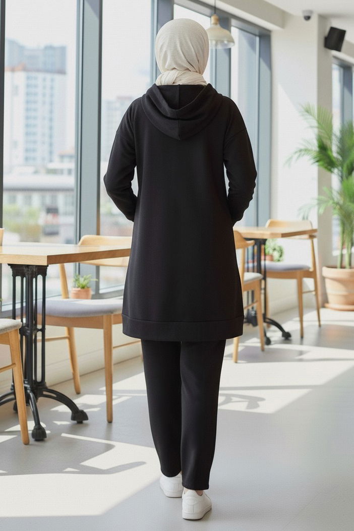 Armalı Çift Cepli Vortex İkili Takım - 27982-SIYAH - 3