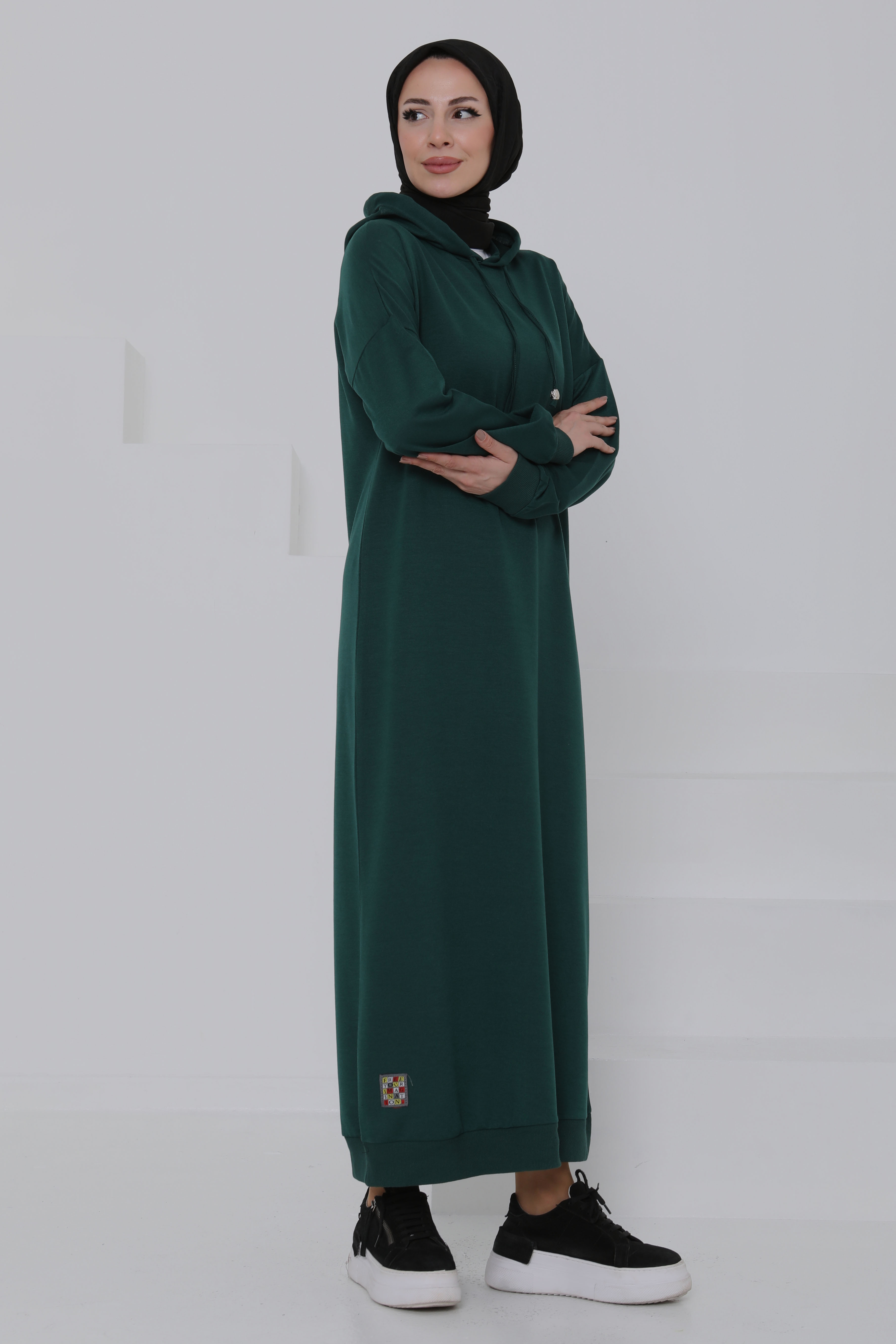 Armalı Elbise Zümrüt - 27049 - 2