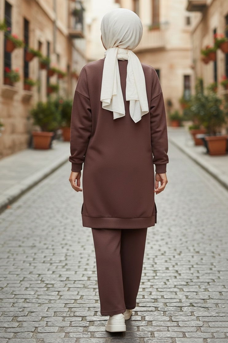 Armalı Vortex İkili Takım - 28000-KAHVE - 3