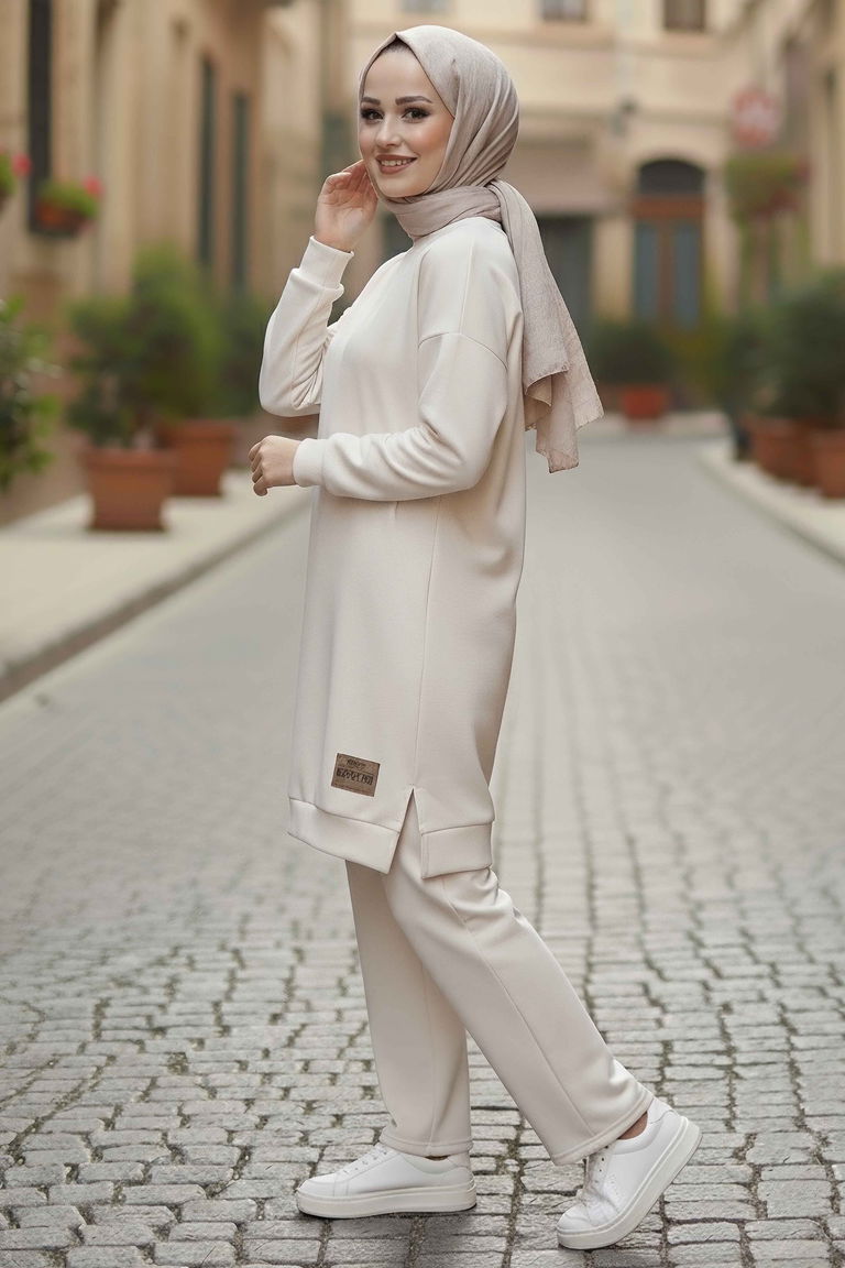 Armalı Vortex İkili Takım - 28000-KREM - TOFİSA