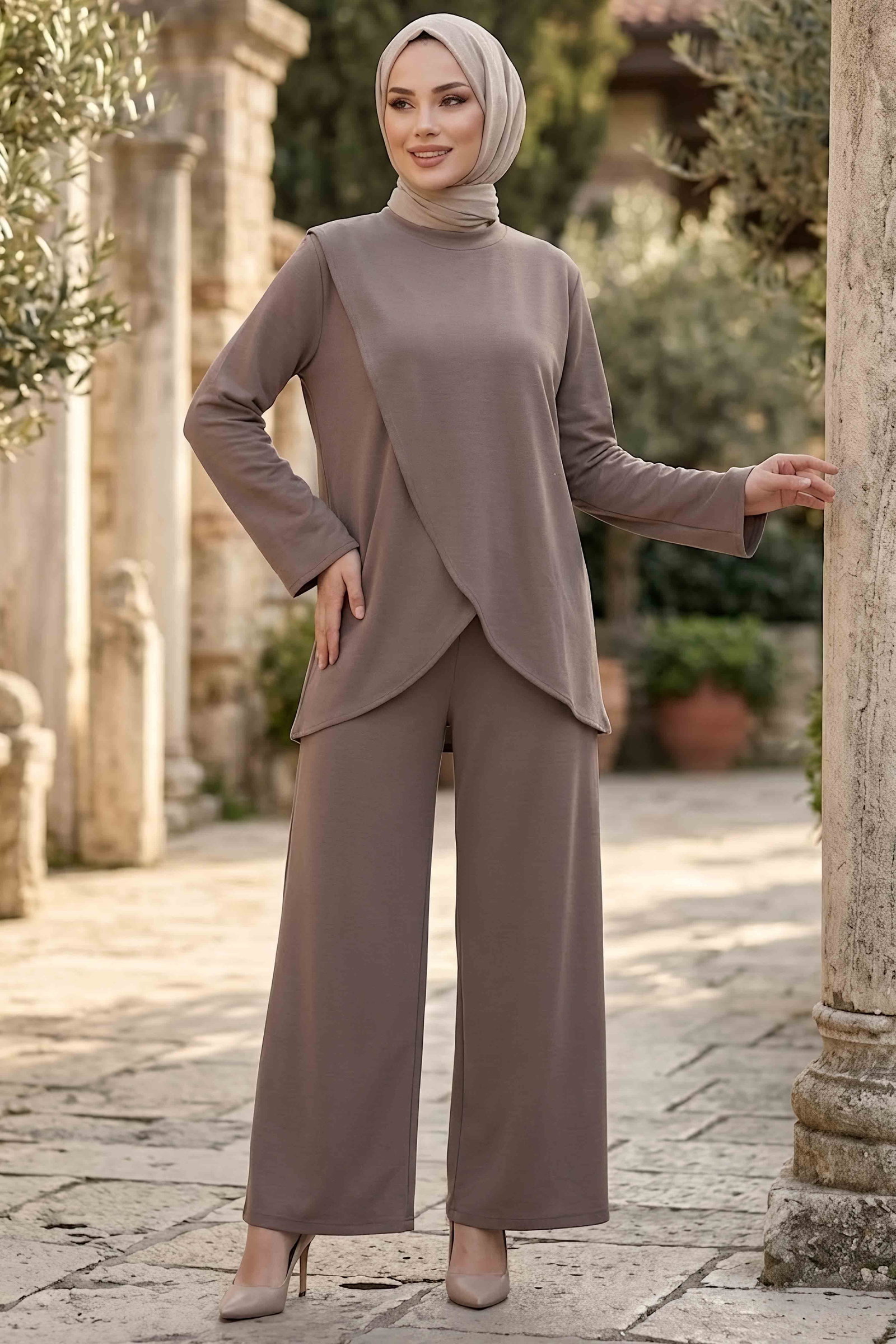 Asimetrik Oysh Modal Takım Vizon - 28967-VIZON - 2