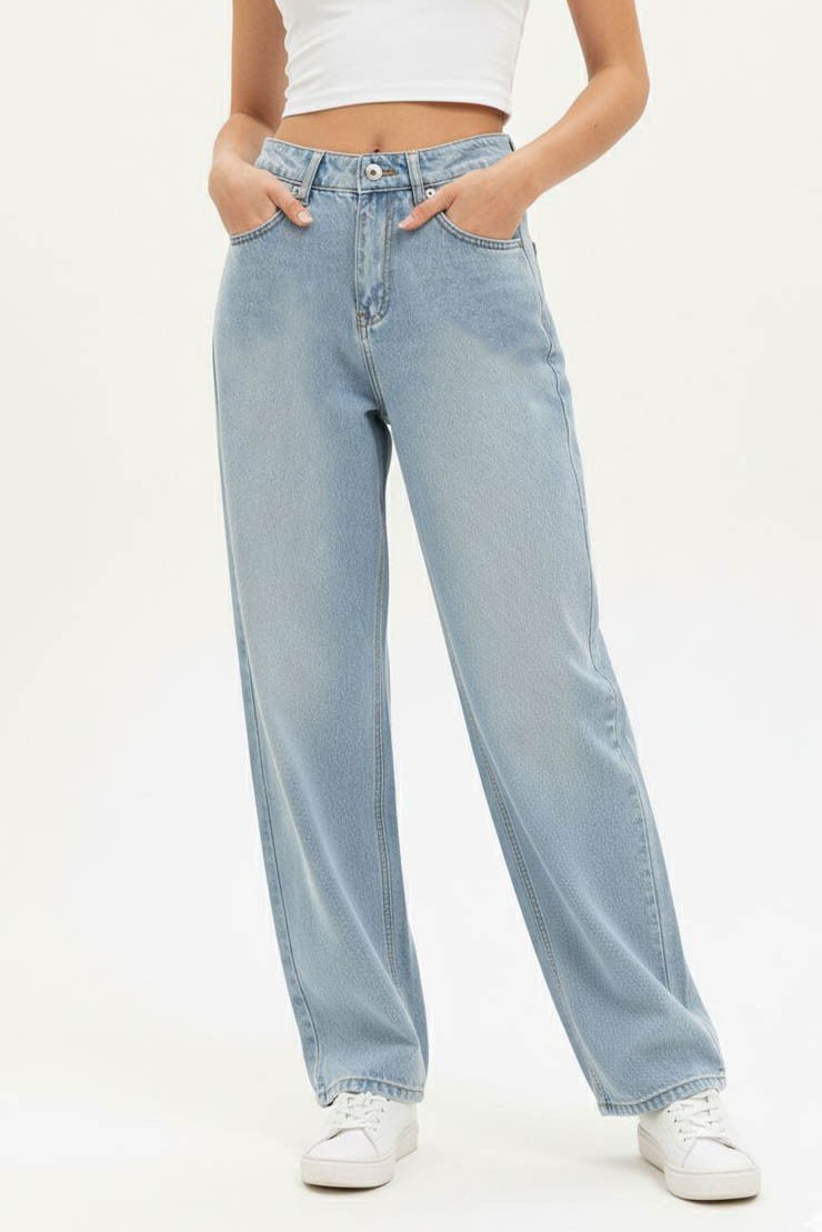 Baggy Kot Pantolon - 28280-BUZ-MAVI - 2