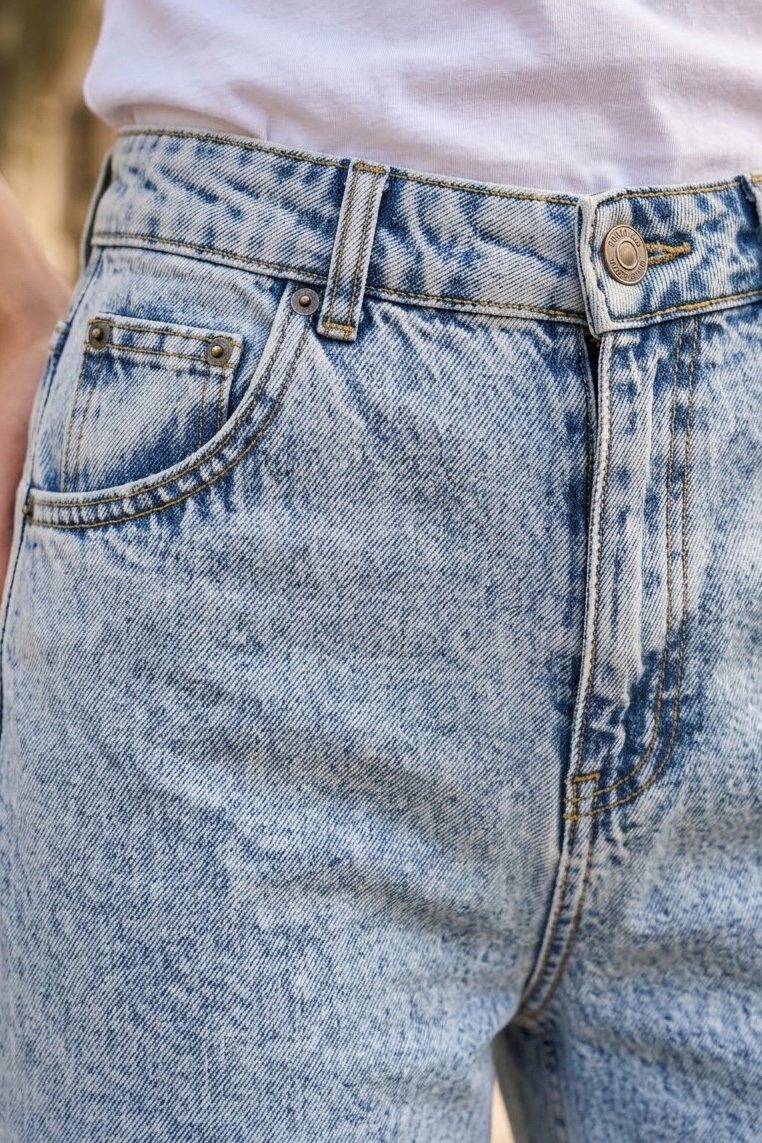 Baggy Kot Pantolon Buz Mavi - 29072-BUZ-MAVI - 3