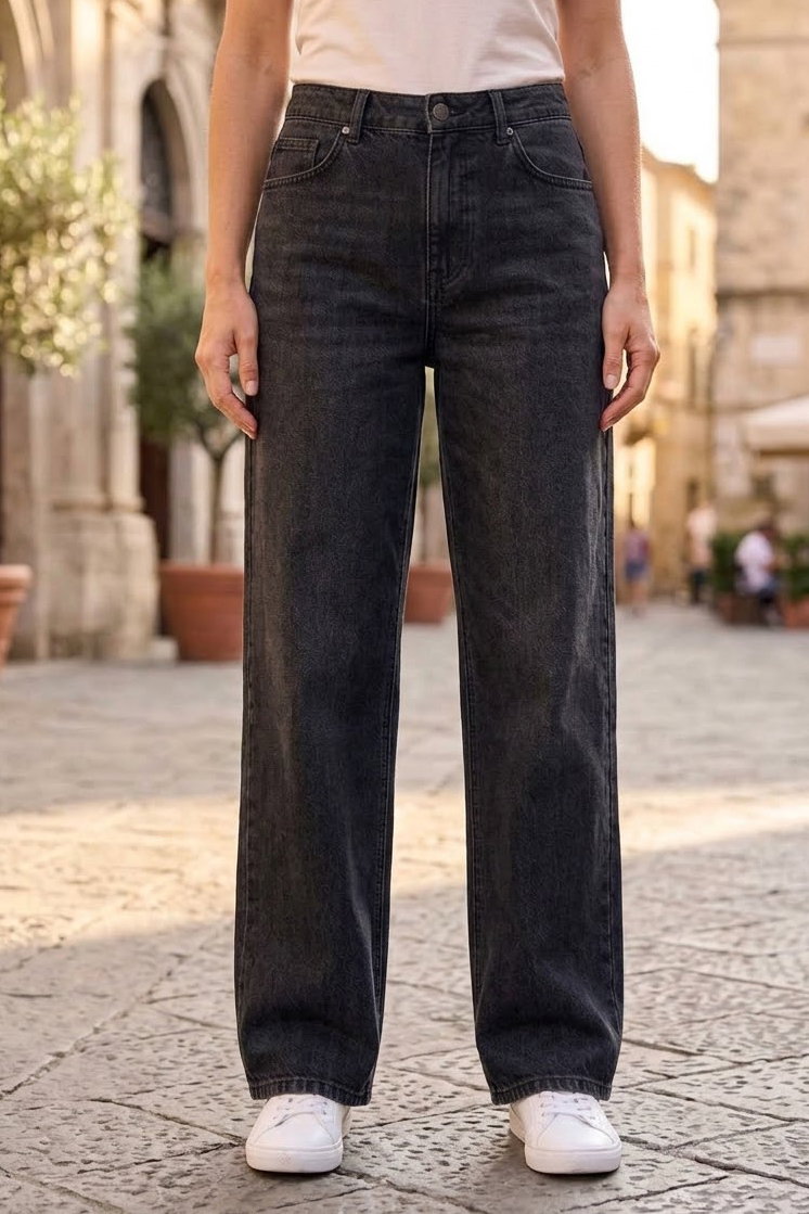 Baggy Kot Pantolon Füme - K3006-FUME - 2