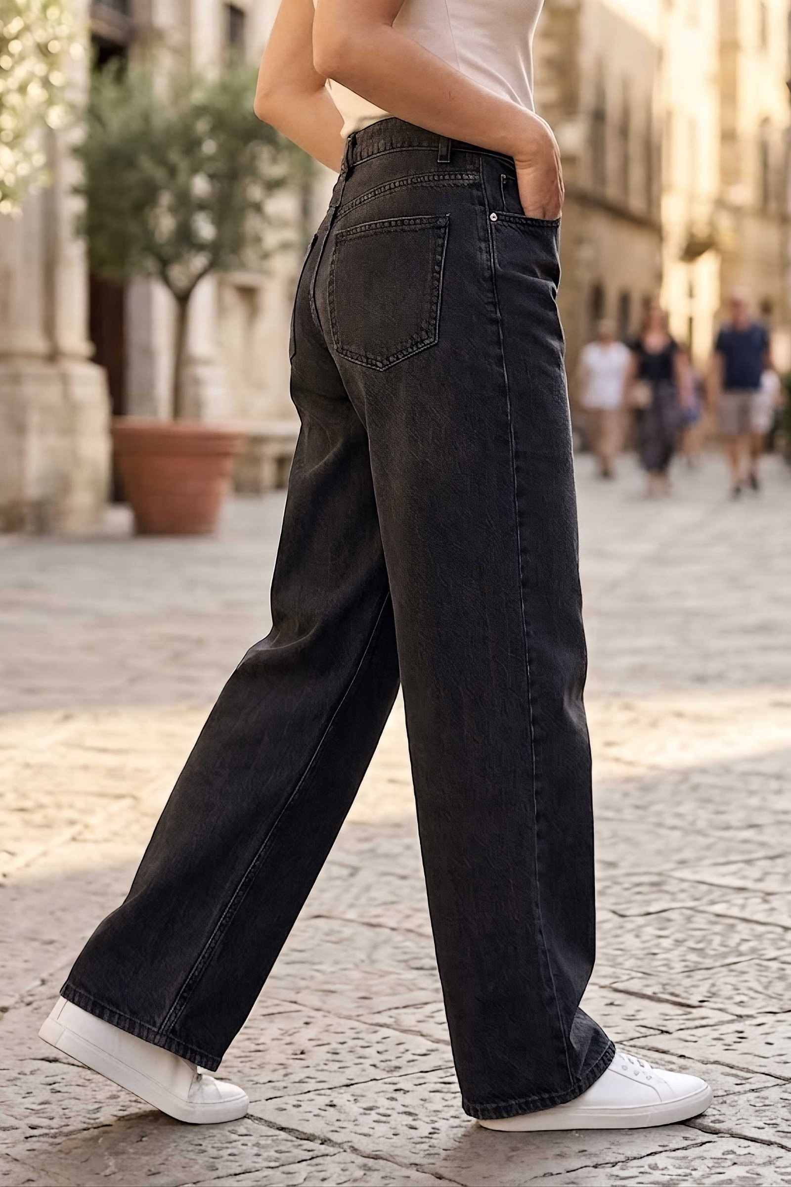 Baggy Kot Pantolon Füme - K3006-FUME - 3