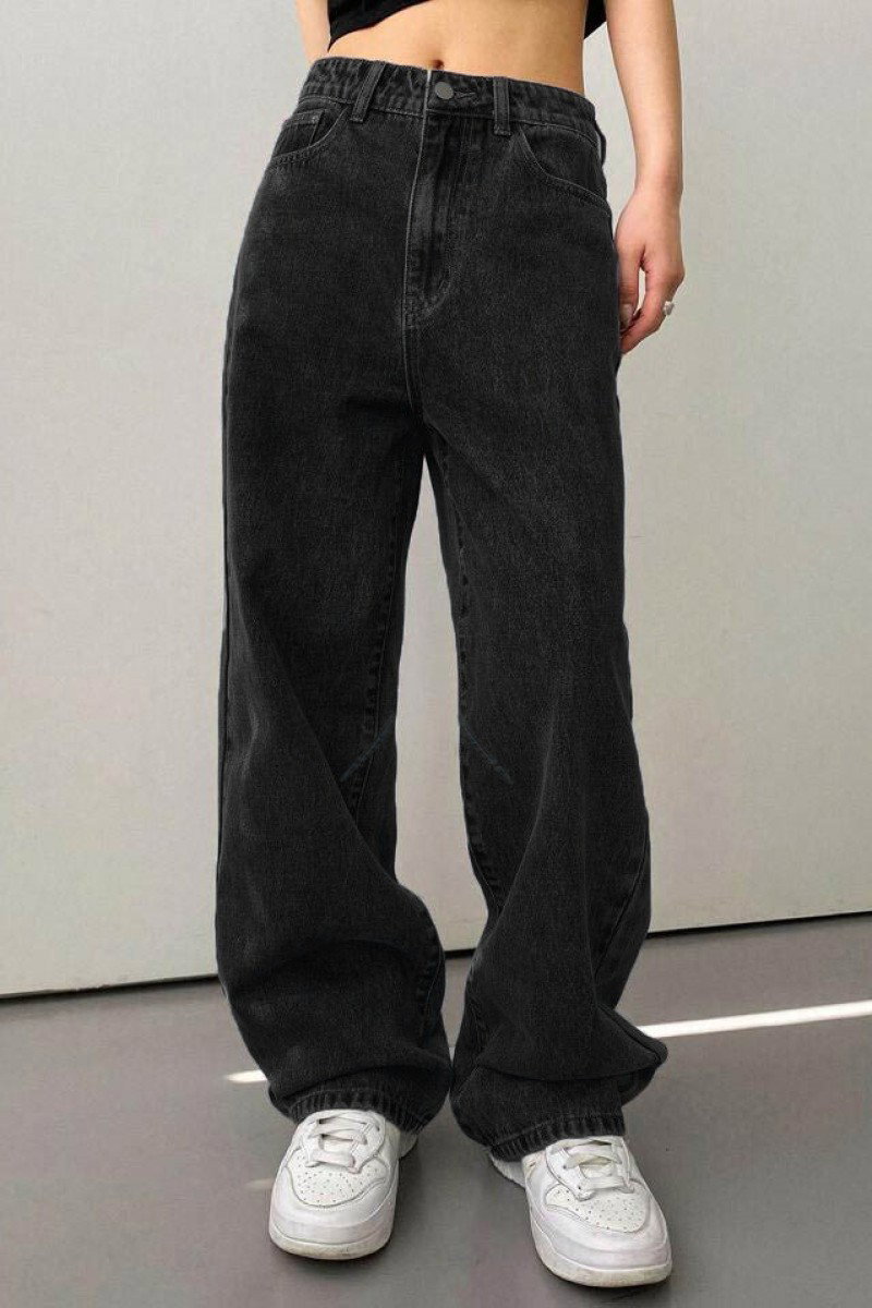 Baggy Kot Pantolon Siyah - 26755 - 2
