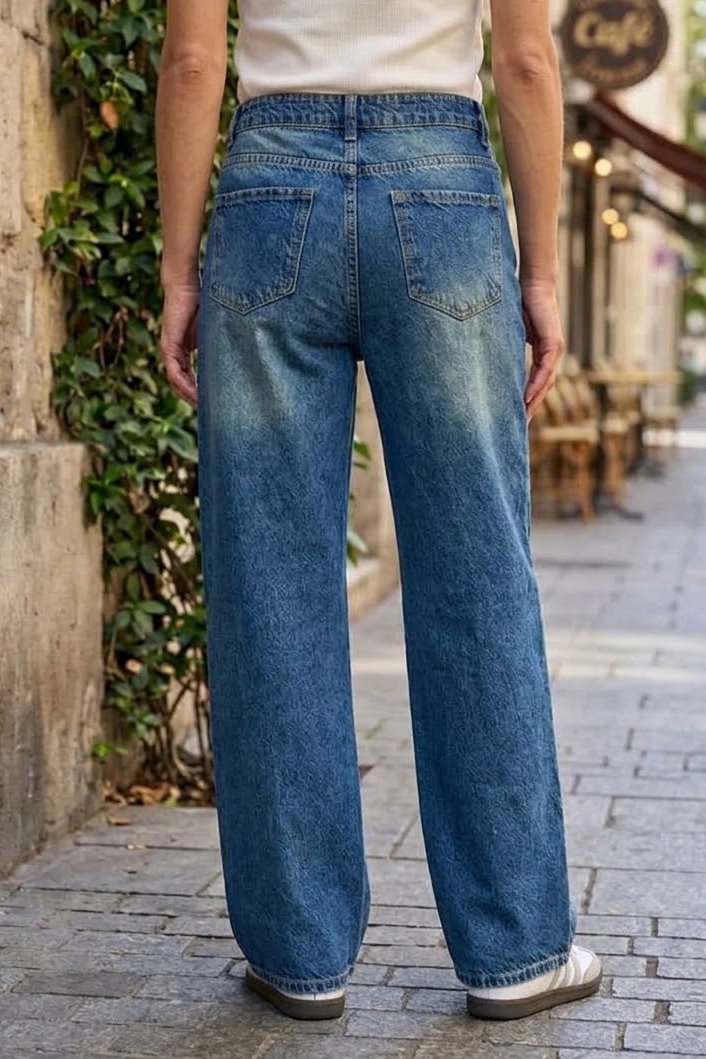 Baggy Kot Pantolon Yeşil Tint Yikama - K3006-YESIL-TINT-YIKAMA - 3
