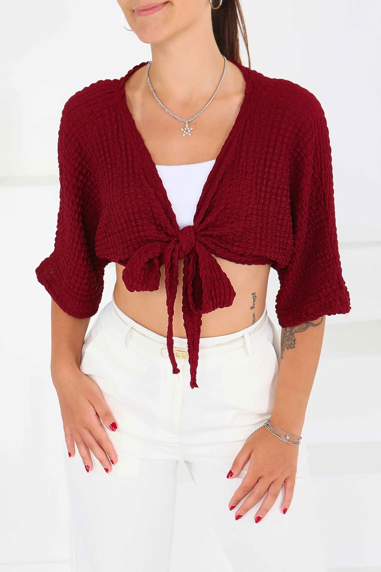 Bağlamalı Bluz - 27539 - TOFİSA