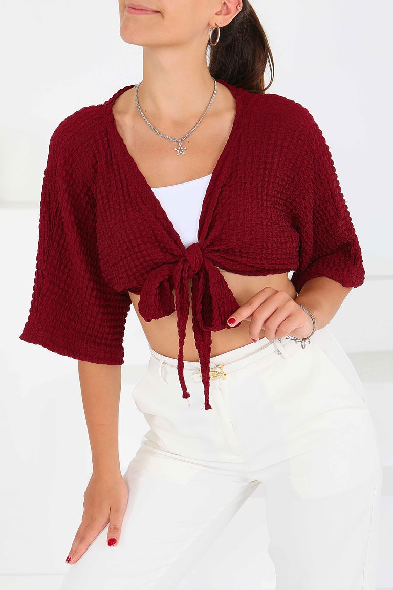 Bağlamalı Bluz - 27539 - TOFİSA