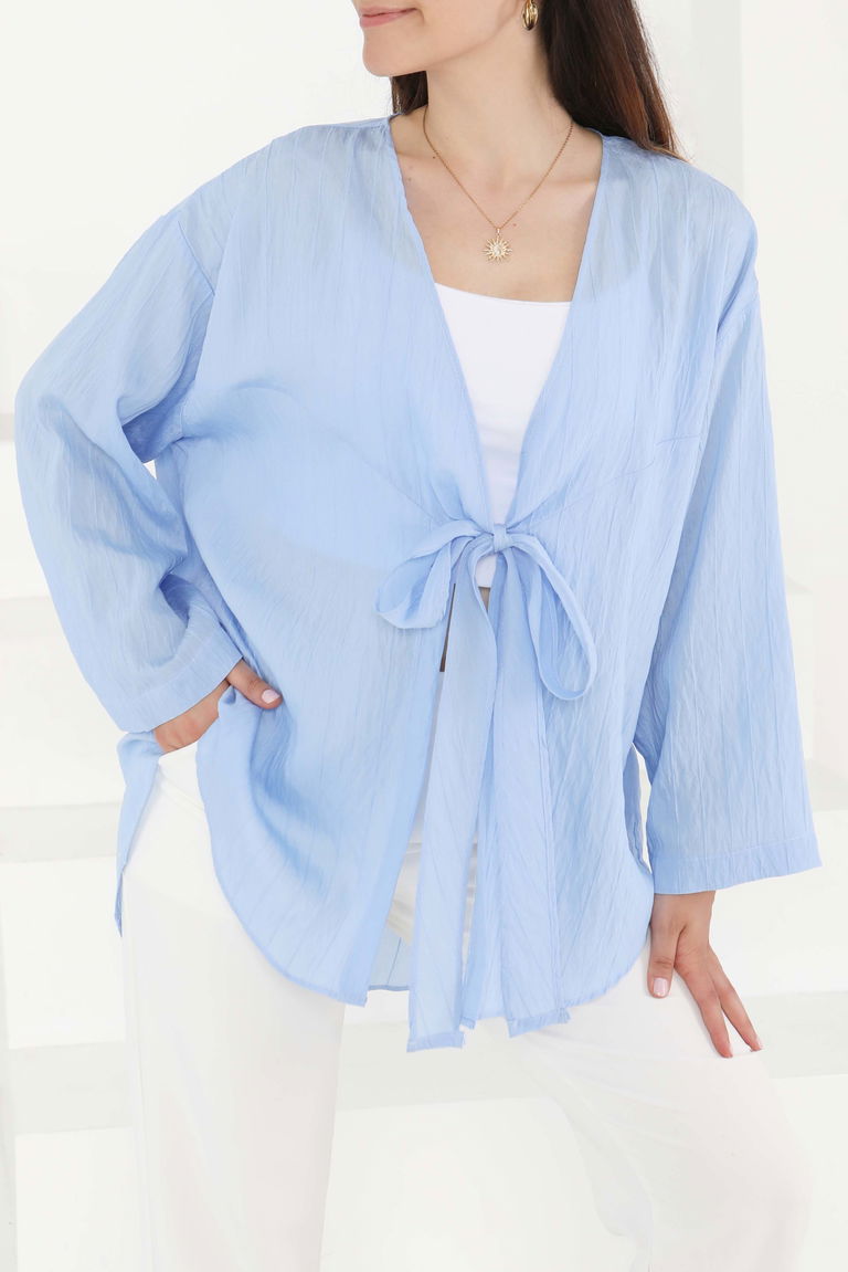 Bağlamalı Ceket - 27486 - TOFİSA