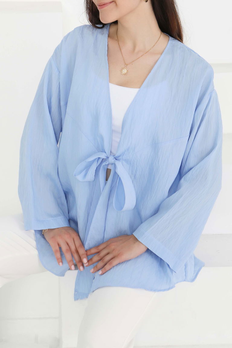 Bağlamalı Ceket - 27486 - TOFİSA