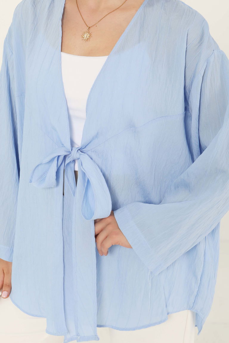 Bağlamalı Ceket - 27486 - TOFİSA