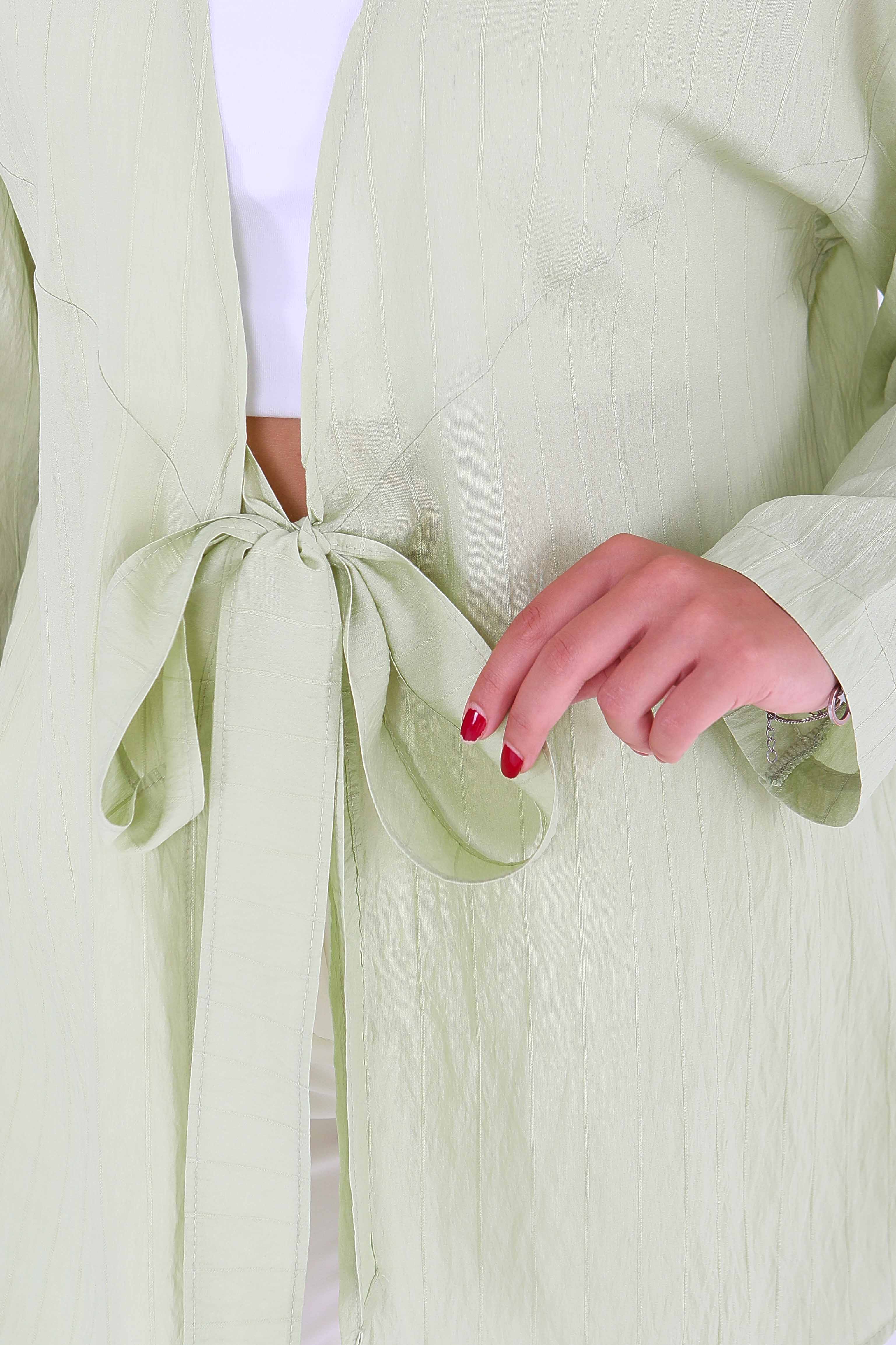 Bağlamalı Ceket - 27486 - 11