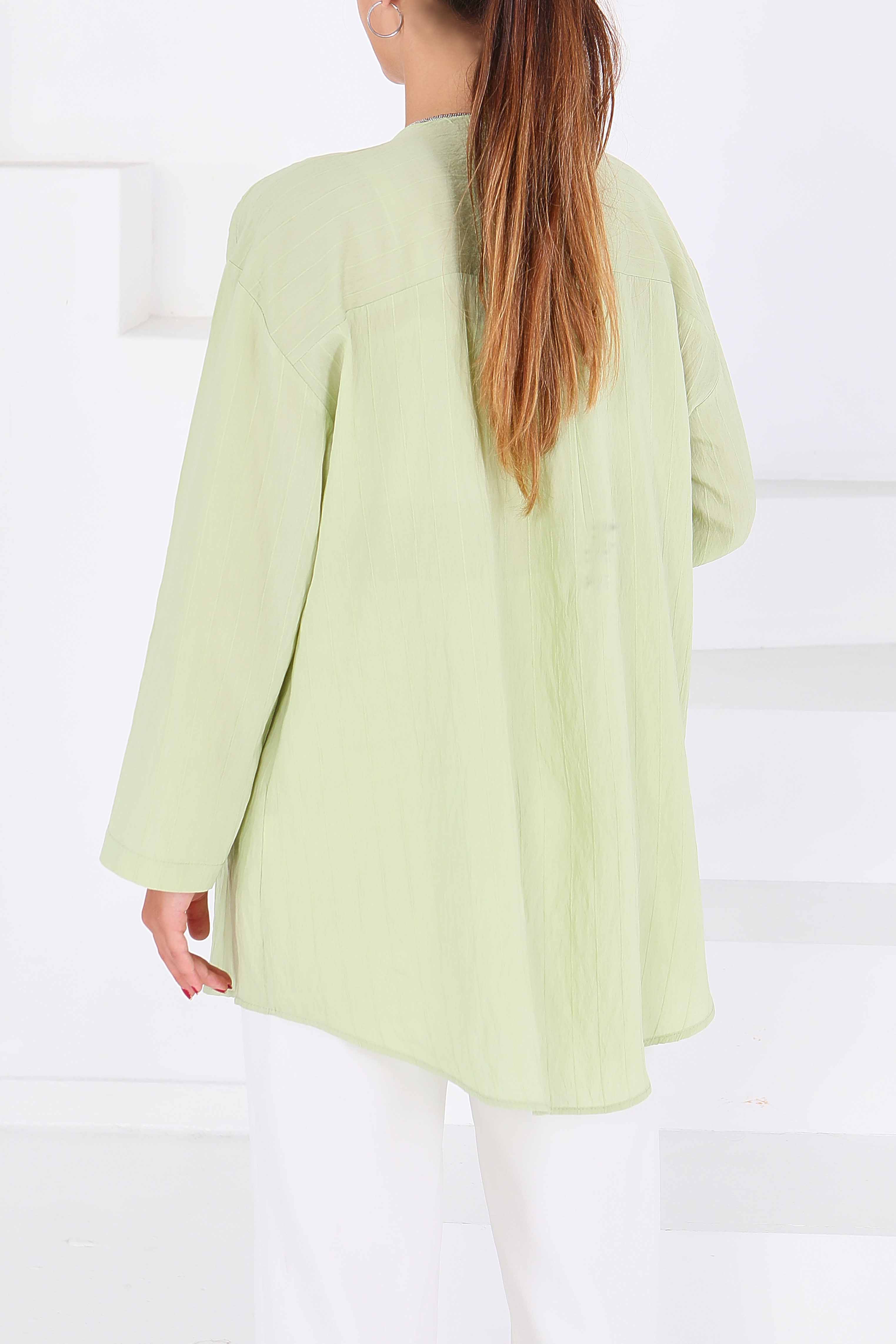 Bağlamalı Ceket - 27486 - 4