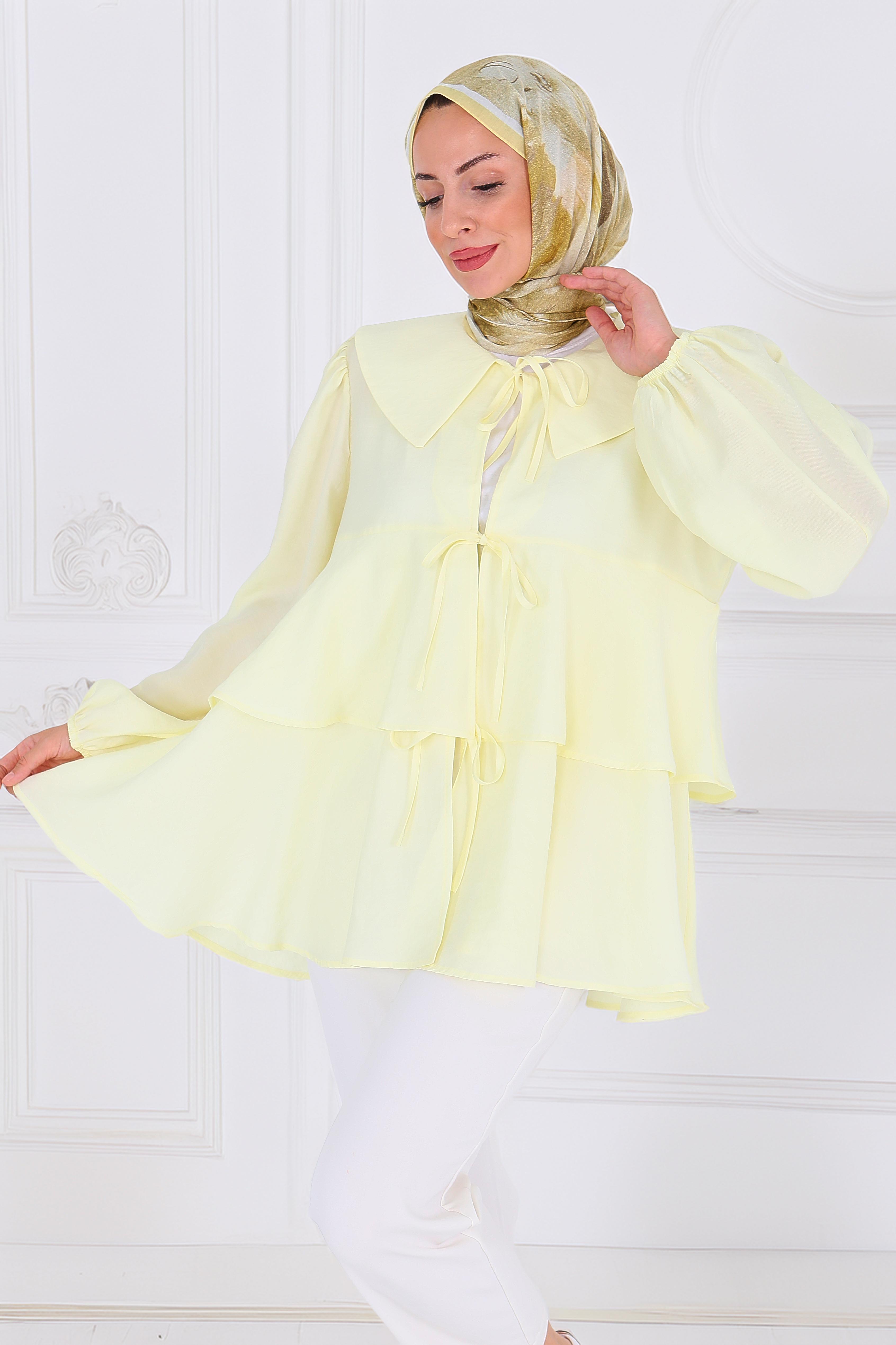 Bağlamalı Gömlek - 27549 - 3