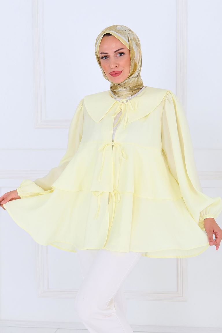 Bağlamalı Gömlek - 27549 - TOFİSA