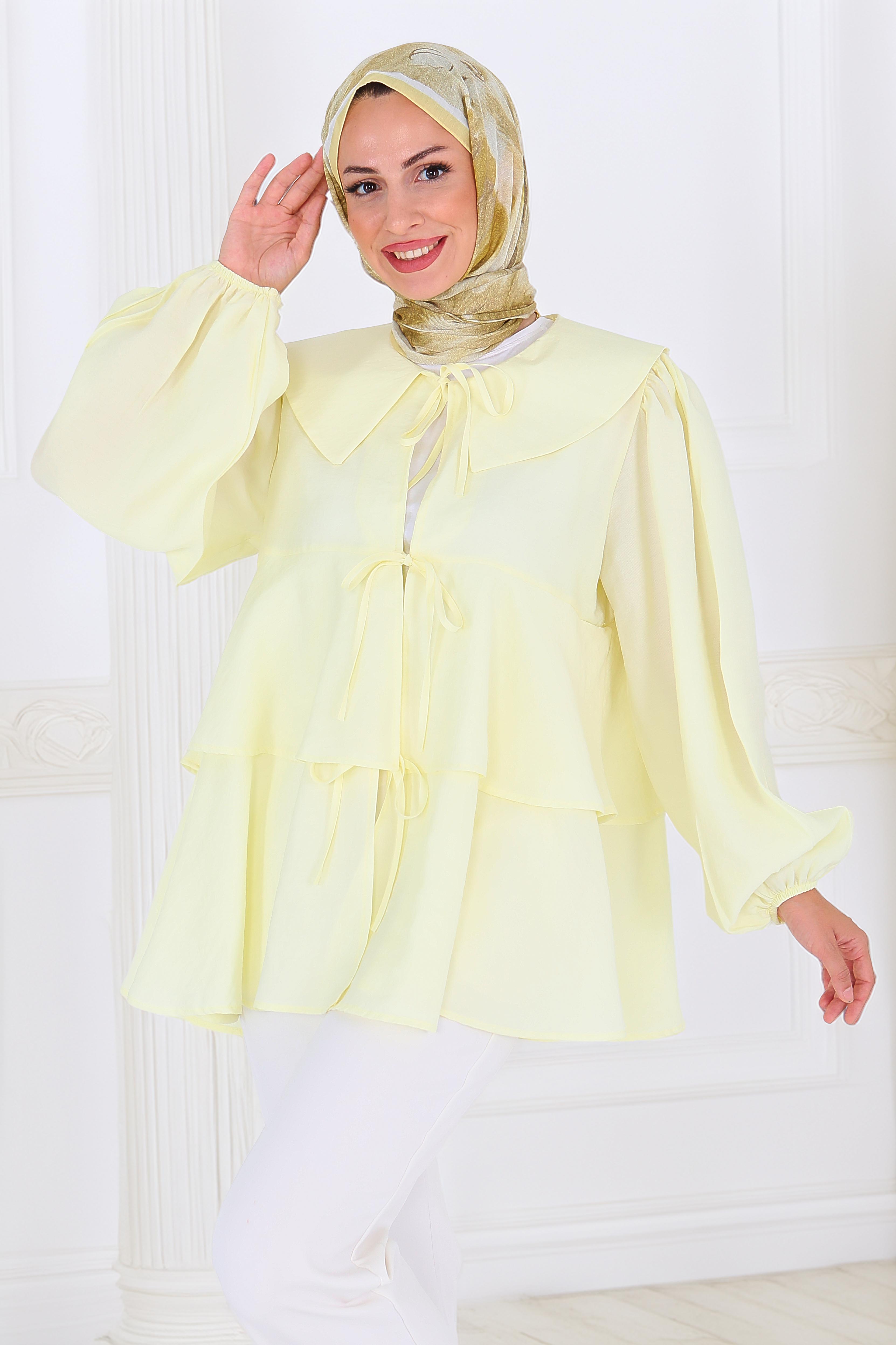 Bağlamalı Gömlek - 27549 - 2