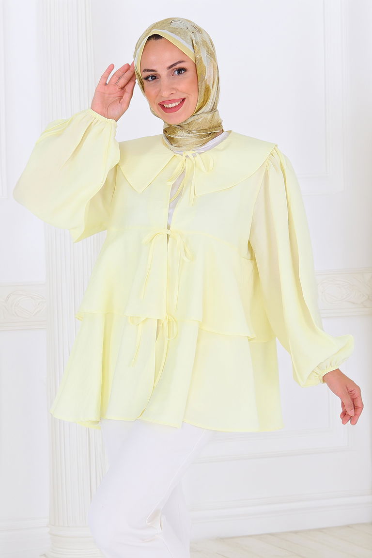 Bağlamalı Gömlek - 27549 - TOFİSA