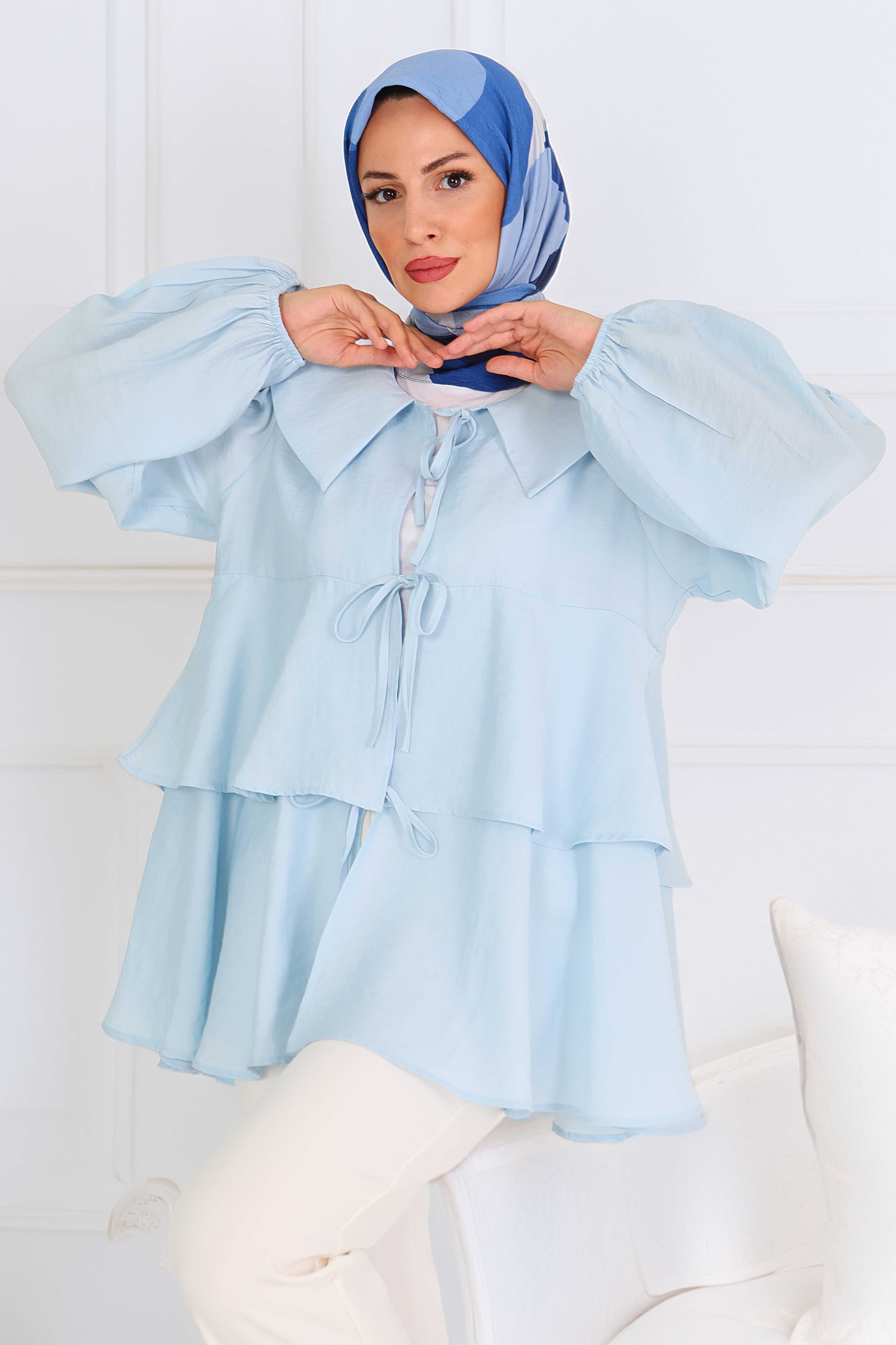 Bağlamalı Gömlek - 27549 - 1