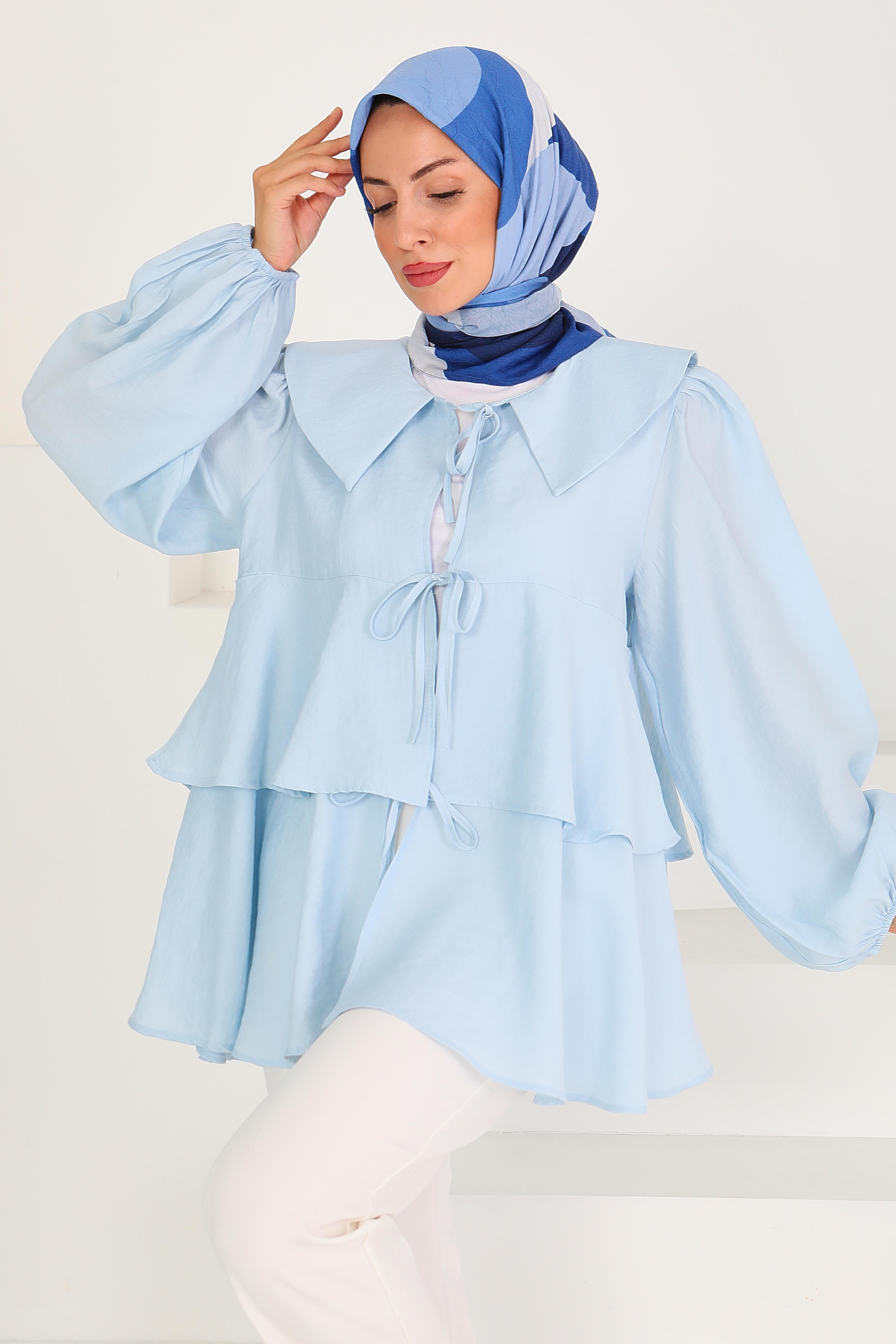 Bağlamalı Gömlek - 27549 - 2