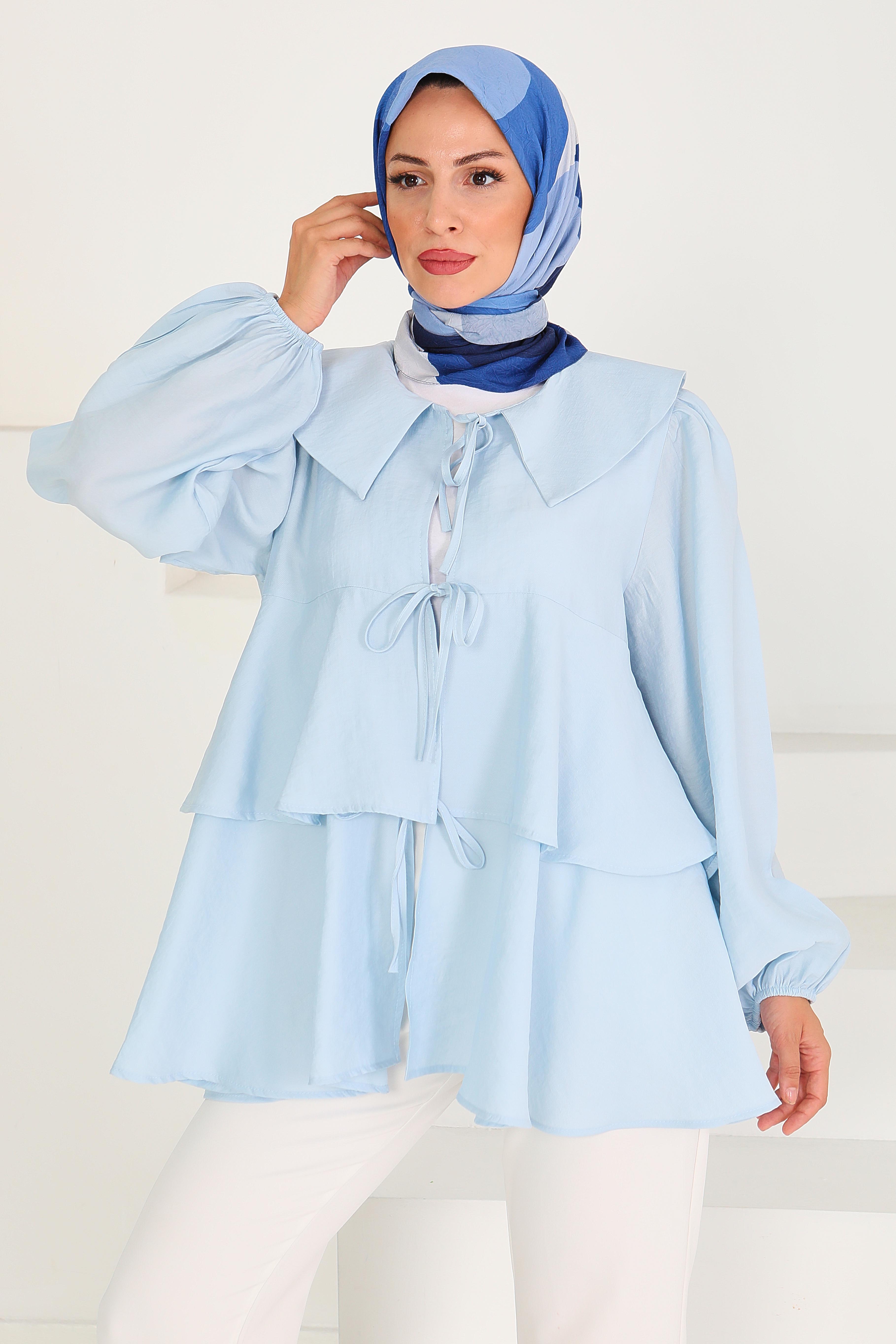 Bağlamalı Gömlek - 27549 - 3