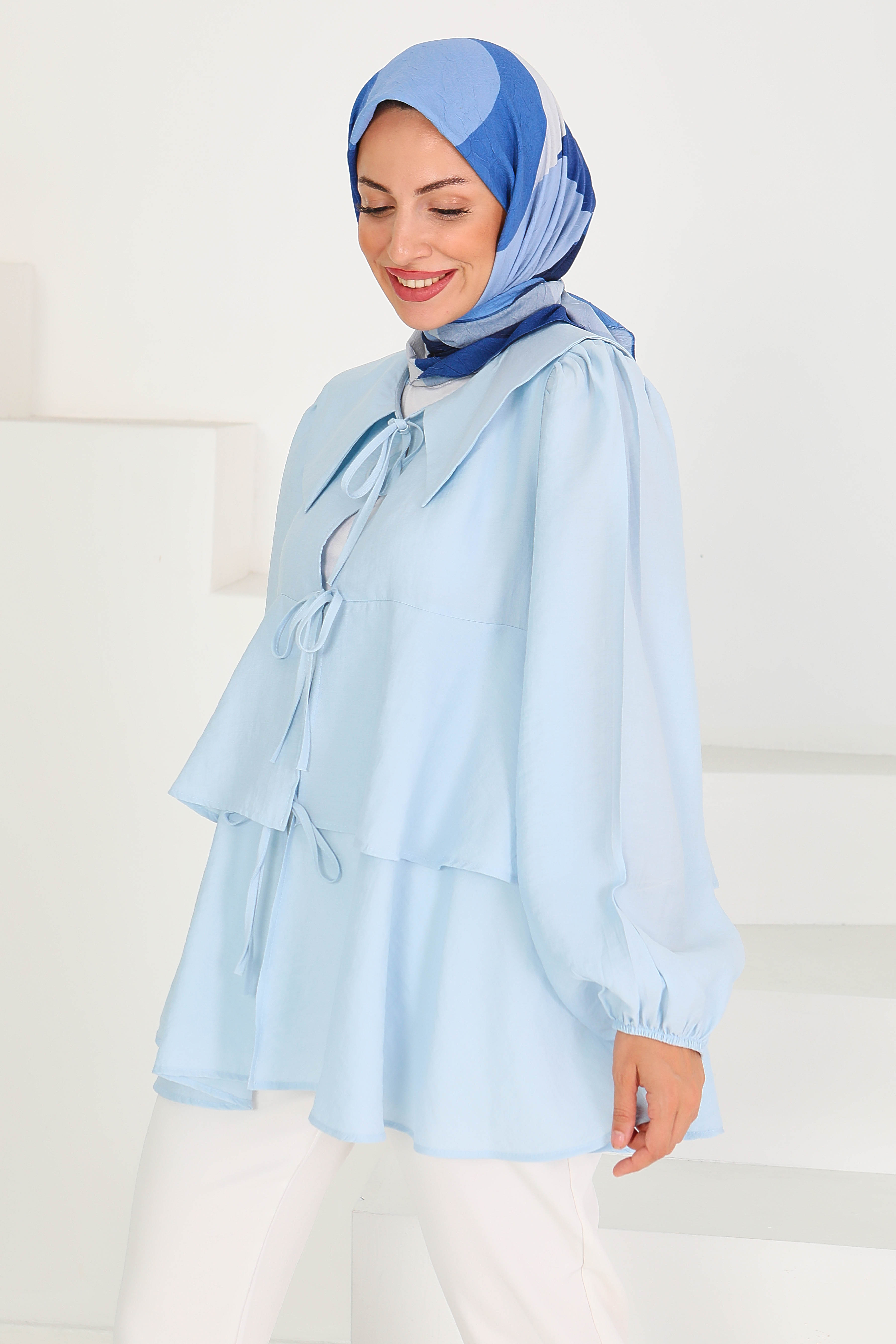 Bağlamalı Gömlek - 27549 - 4