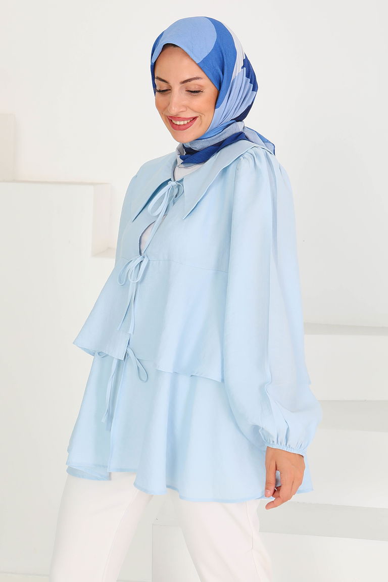 Bağlamalı Gömlek - 27549 - TOFİSA