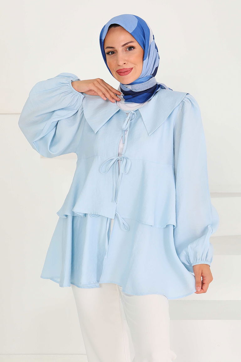 Bağlamalı Gömlek - 27549 - TOFİSA