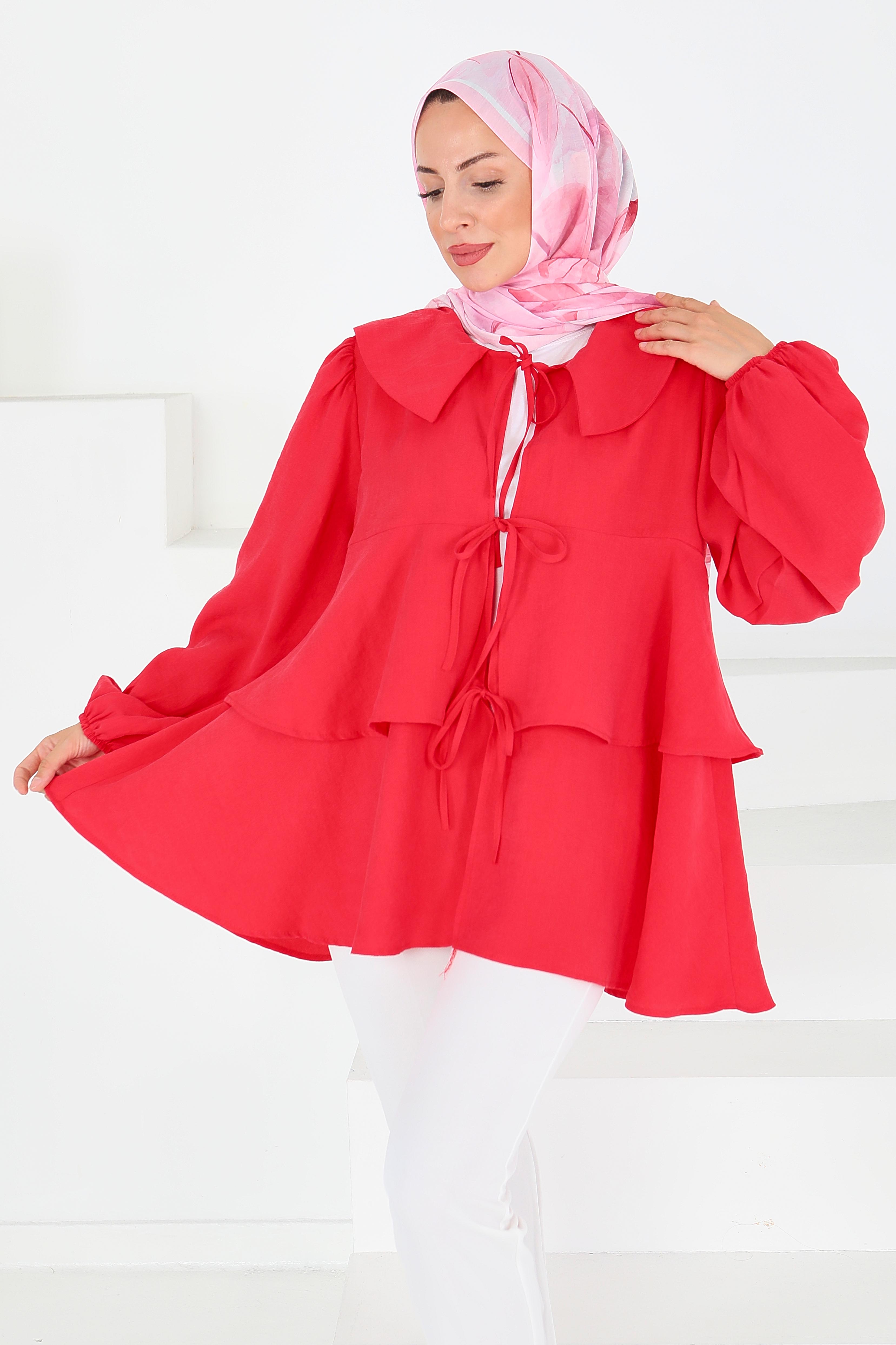 Bağlamalı Gömlek - 27549 - 4